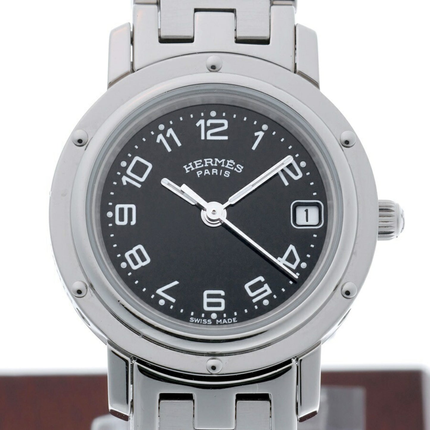 Hermes Clipper Cl4.210 Black Quartz A-157650