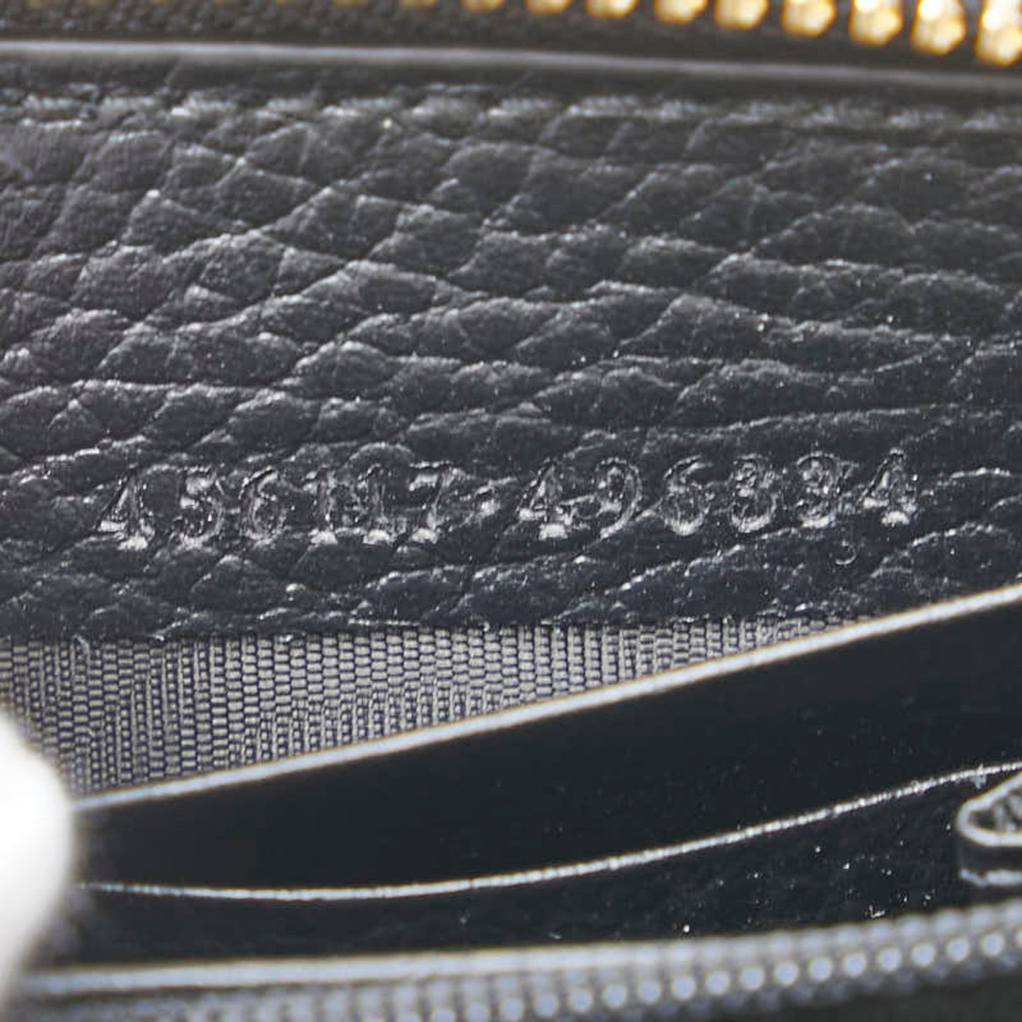 Gucci Gg Supreme Double G Two-Tone Long Wallet With Round Zipper