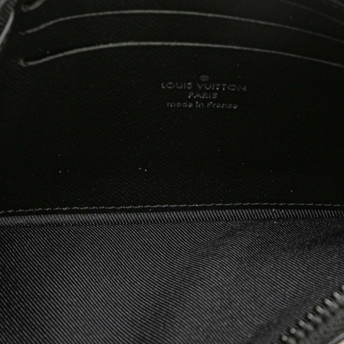 Louis Vuitton Monogram Zipped Pouch Clutch Bag M67814 Brown Leather