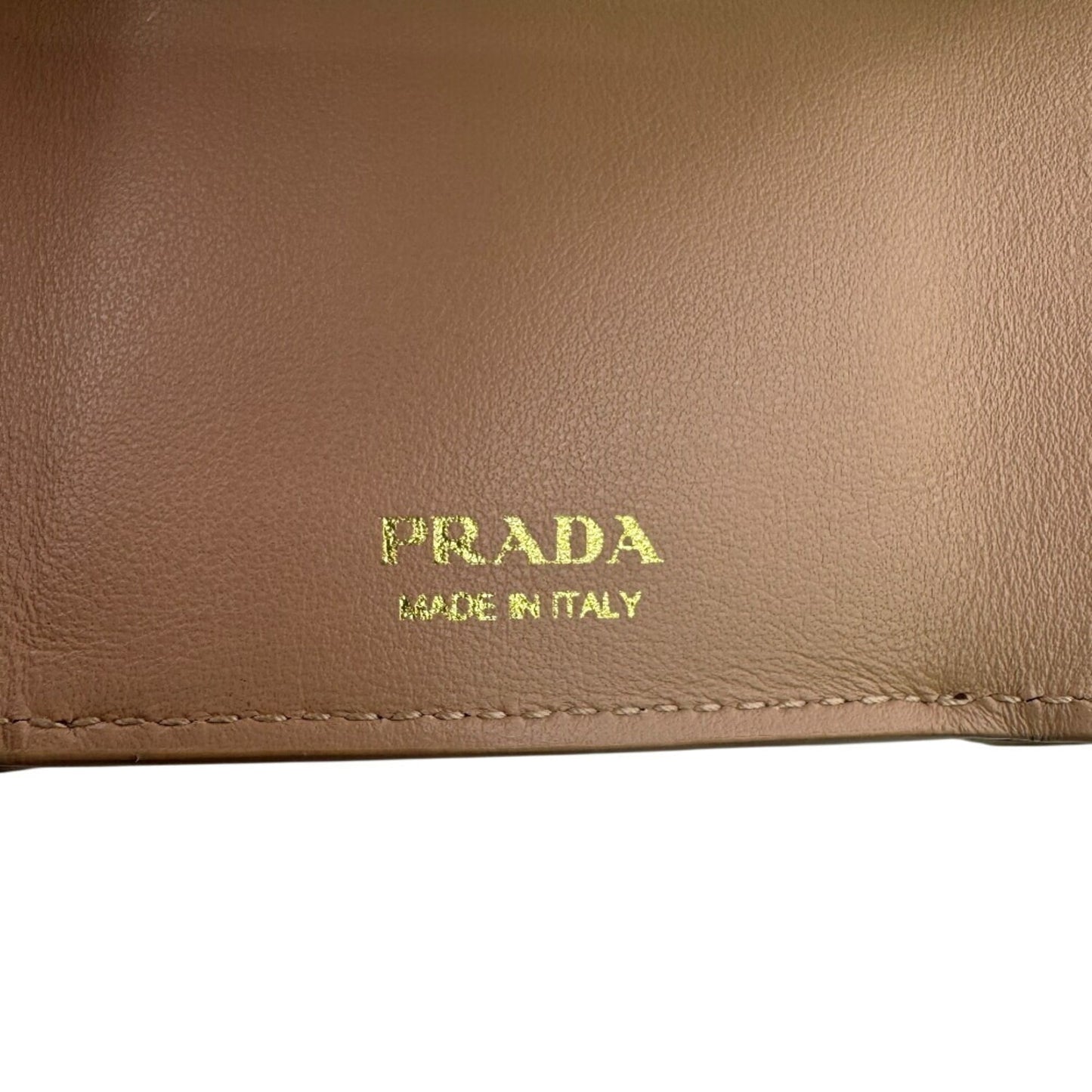 Leather Prada Wallet (Tri-Fold)