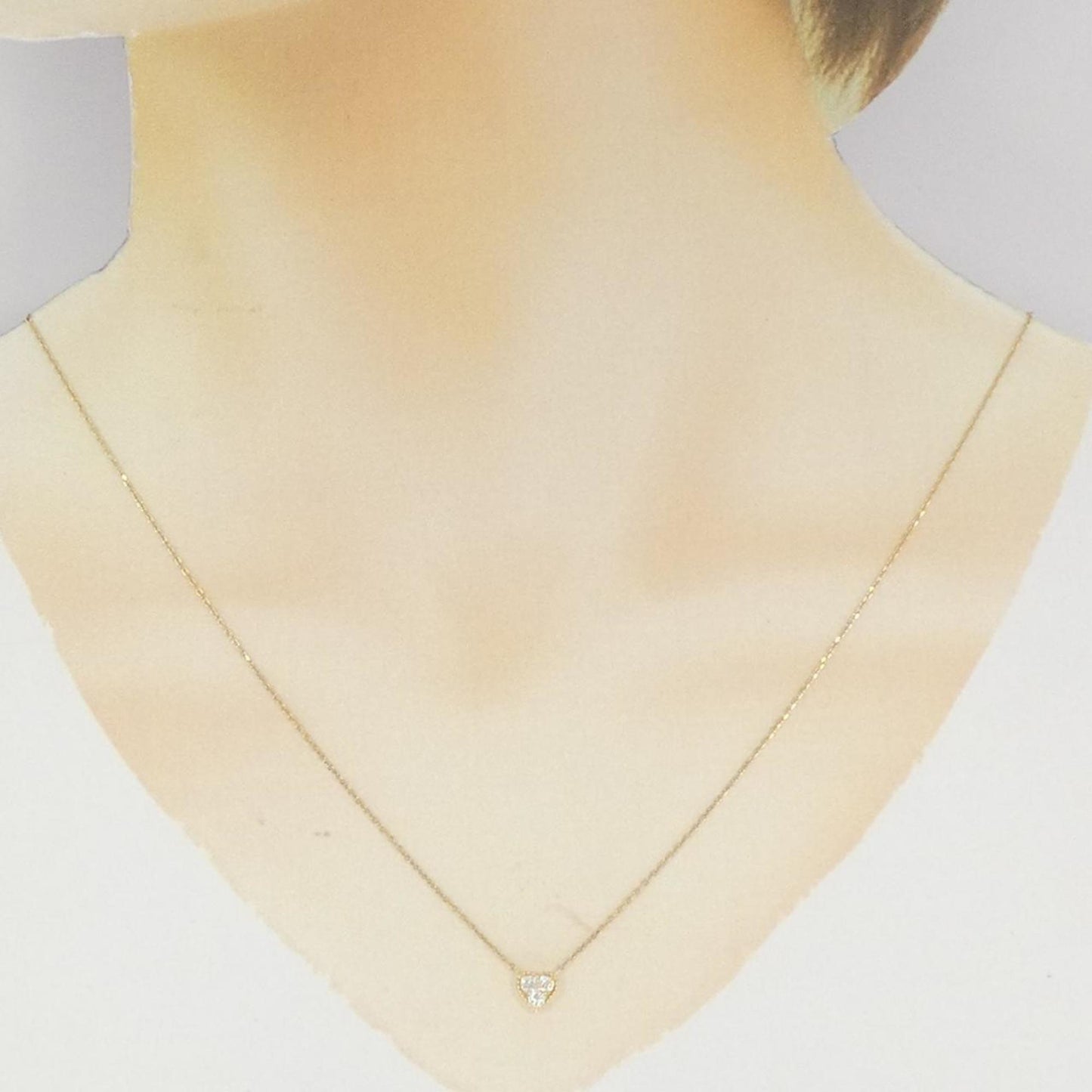 Vendome Aoyama Diamond Necklace 0.12Ct