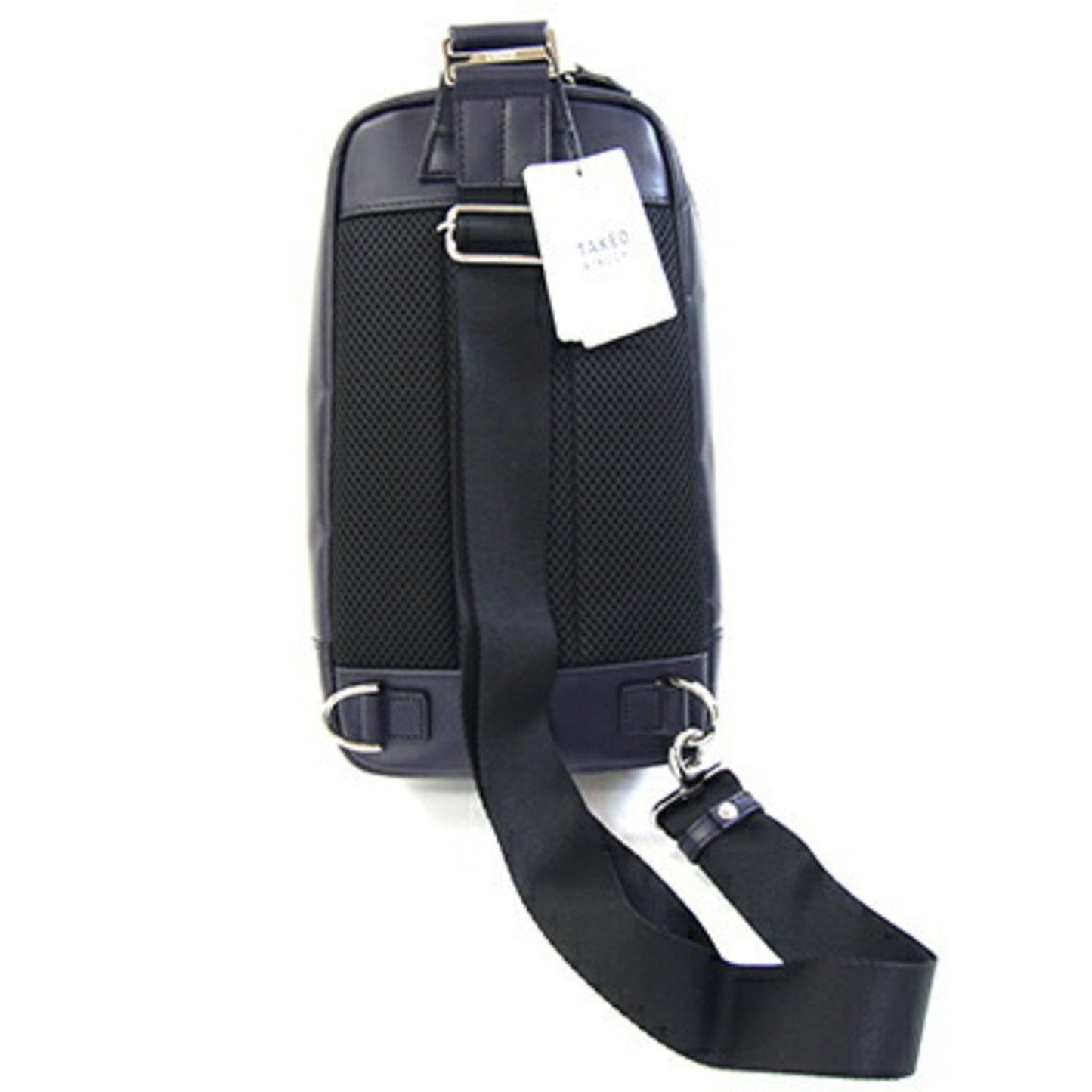 Takeo Kikuchi Body Bag 070 02340 Dark Navy Black Leather