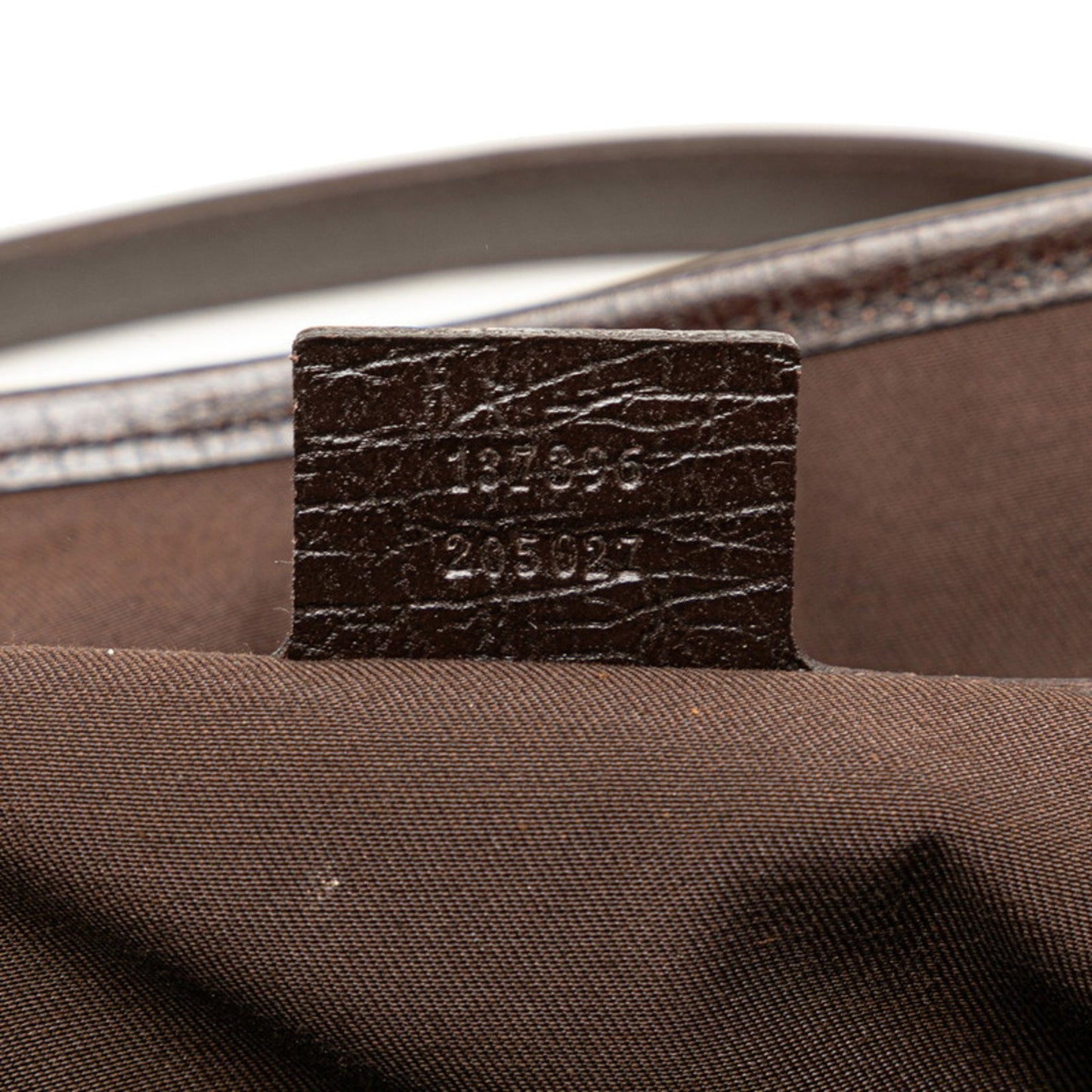 Gucci Gg Canvas Tote Bag 137396 Beige Brown Leather