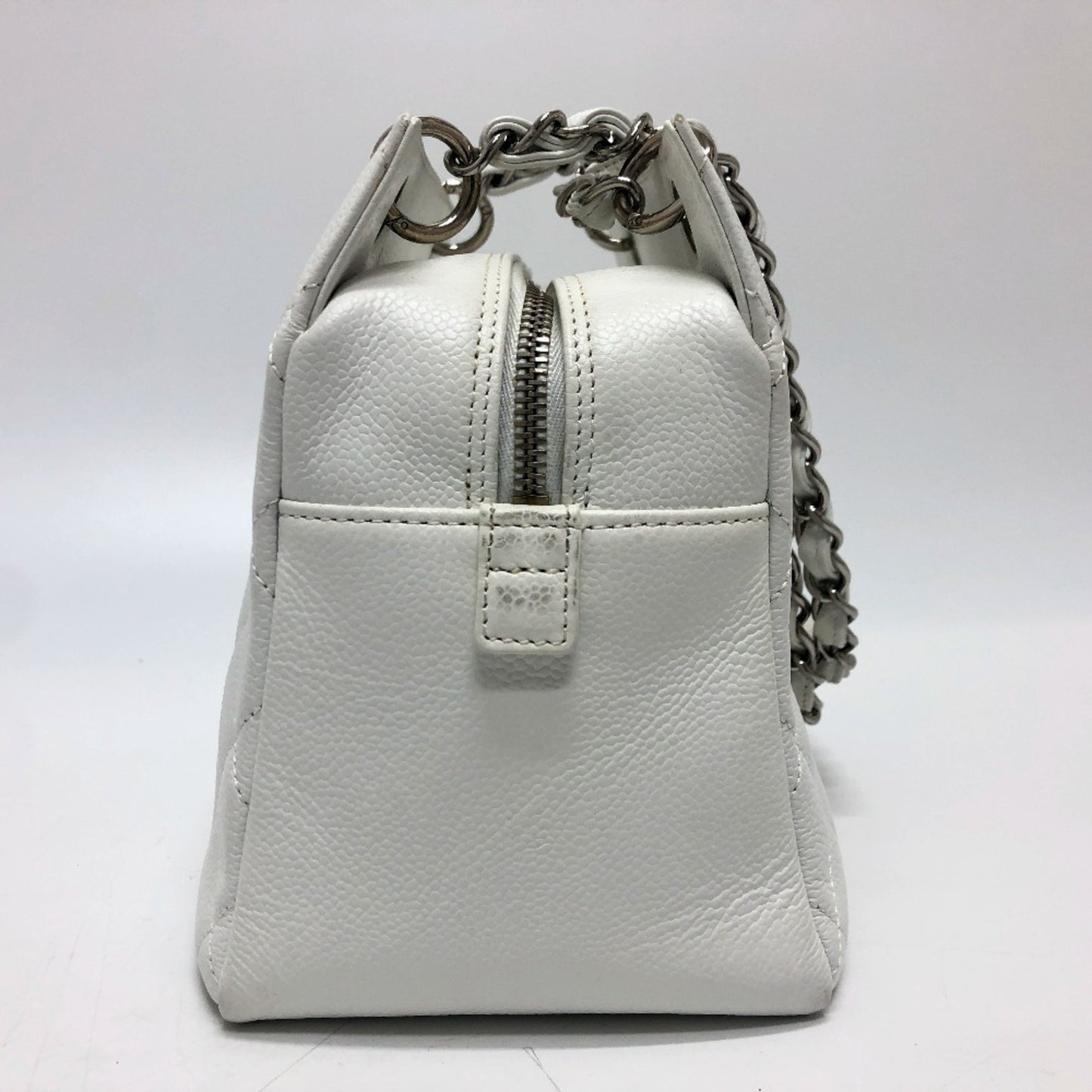 Chanel Chanel Tote Bag Cc Coco Mark Matelasse Chain Shoulder Handbag Caviar Skin