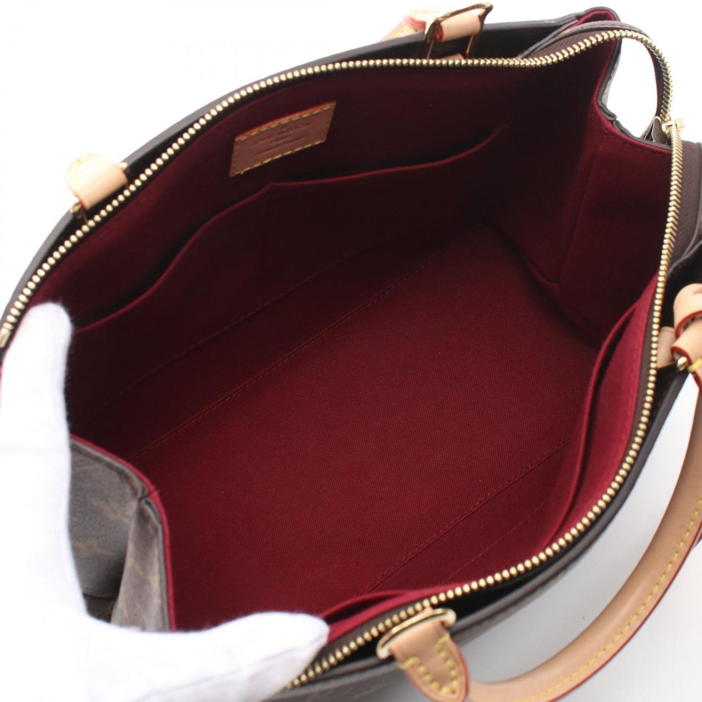 Louis Vuitton Petit Pale Pm Handbag Coated Canvas Leather Monogram