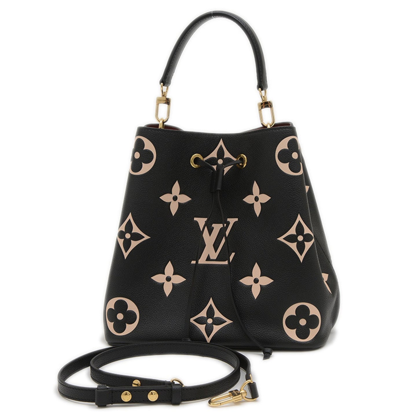 Louis Vuitton Monogram Empreinte Neonoe Mm 2Way Bag Shoulder Black M45497