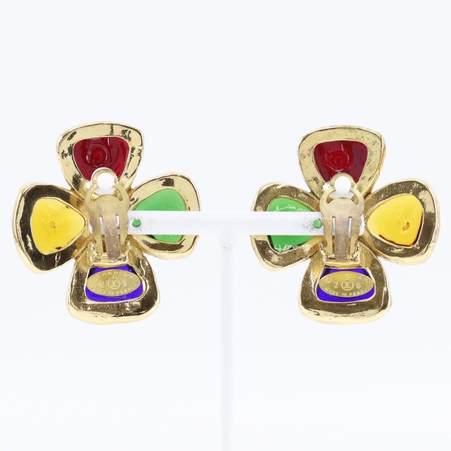 Chanel Gripoa Earrings Gold Plated 26 Approx. 45.0G