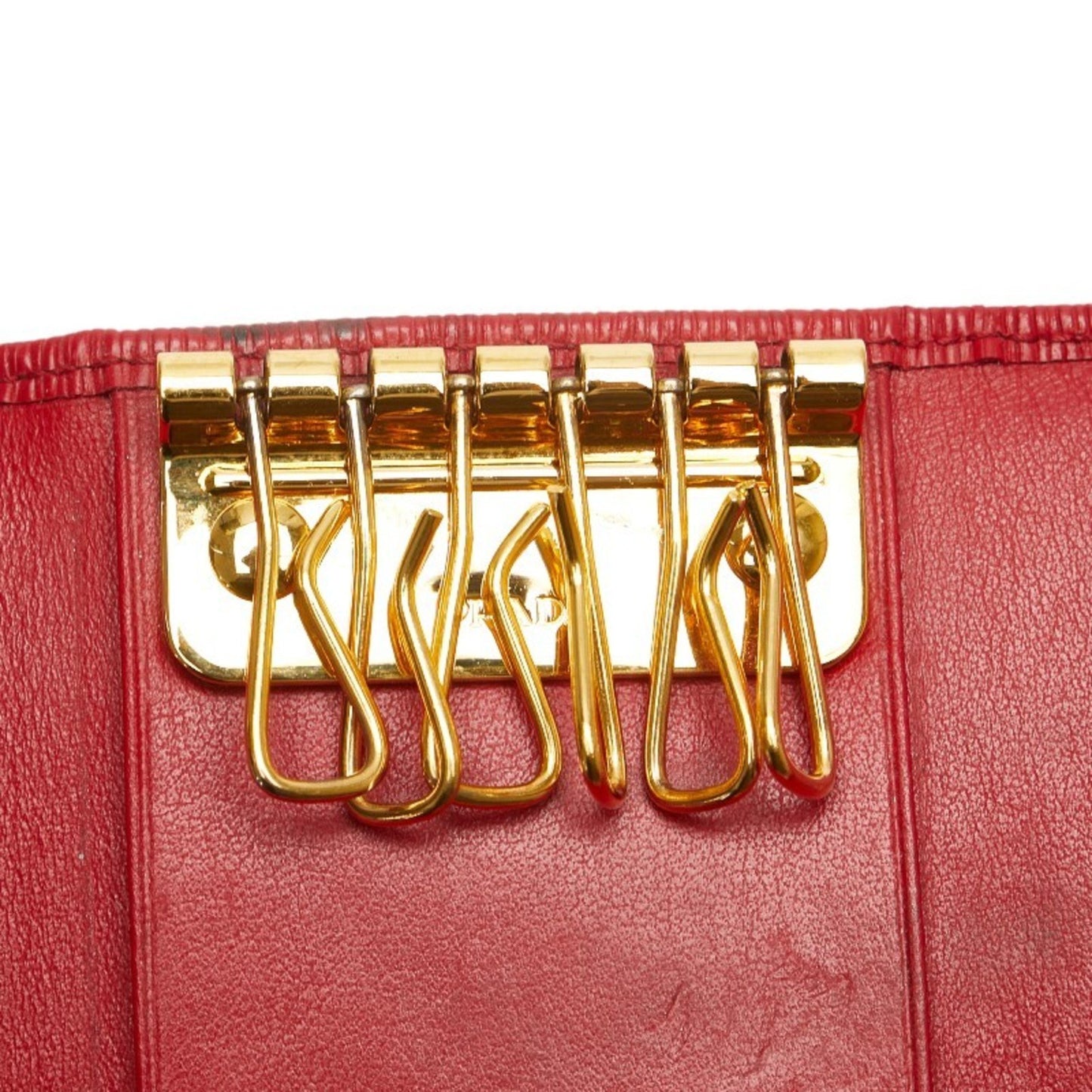 Prada 6-Ring Key Case With Metal Fittings