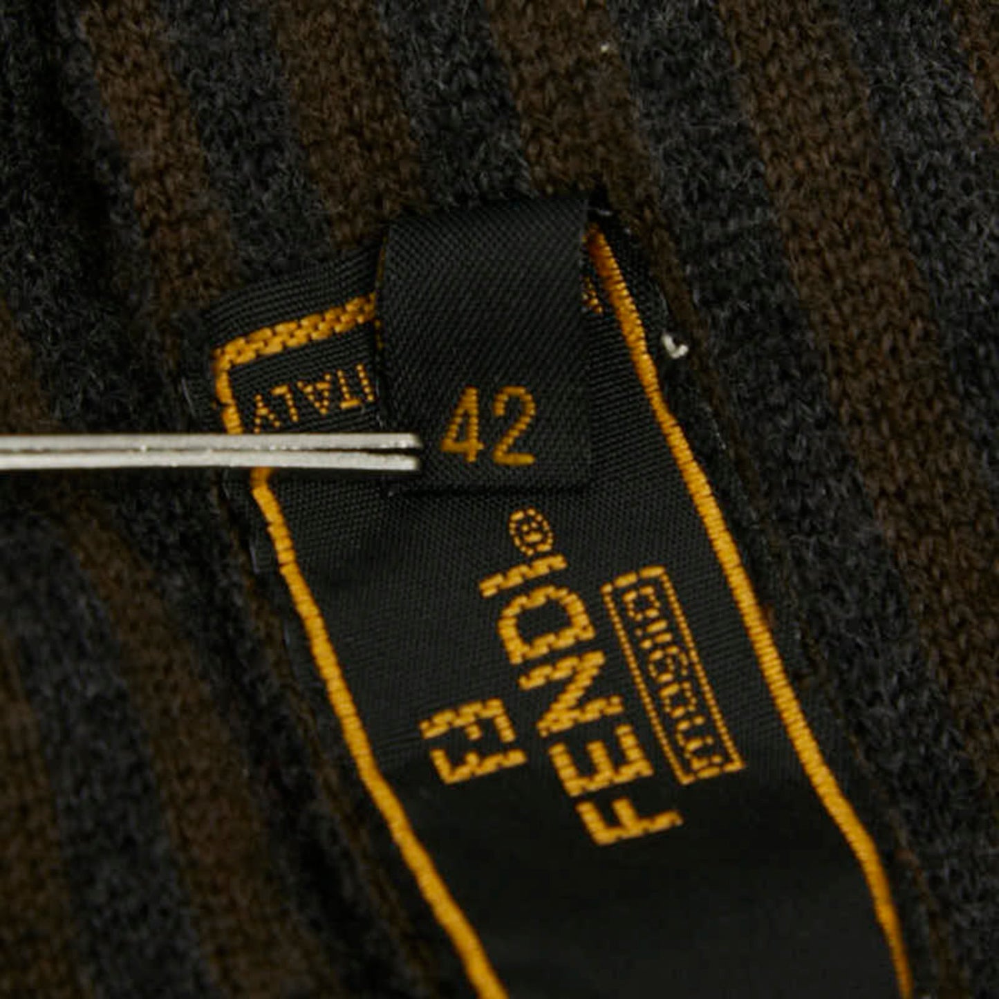 Fendi Zucca Scarf In Brown