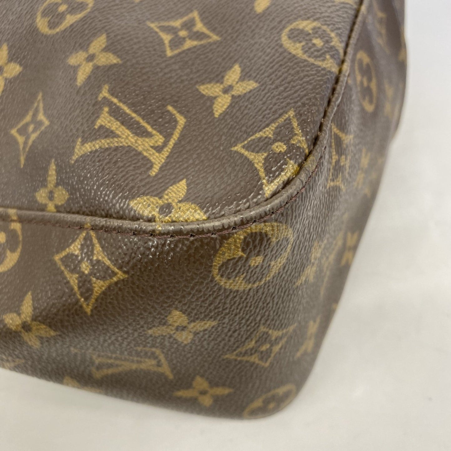 Louis Vuitton Monogram Looping Gm Shoulder Bag M51145 Brown