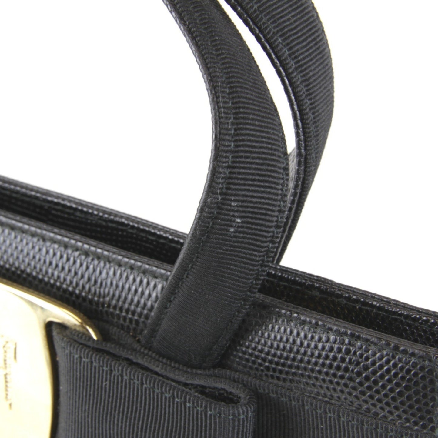 Salvatore Ferragamo Ba214178 Handbag Leather Black