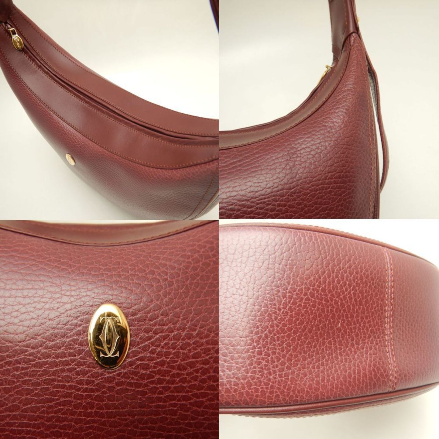 Cartier Must Bag Leather Bordeaux 252951