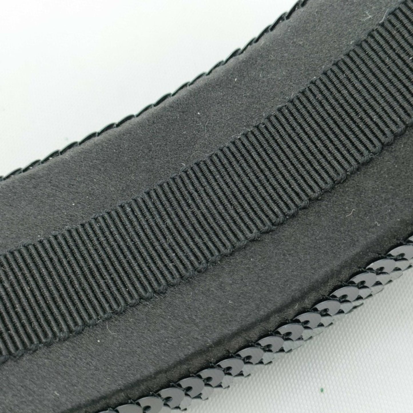 Prada Prada Headband Hair Accessory Black Satin Sequins