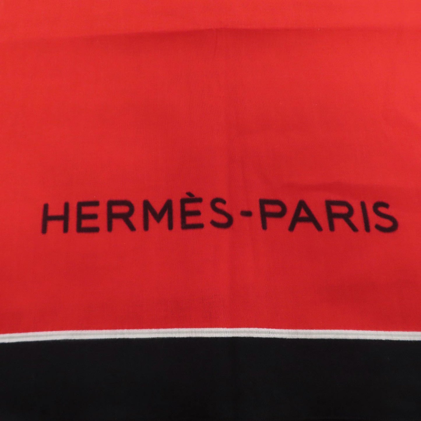 Hermes Horse Pattern Stole Cotton