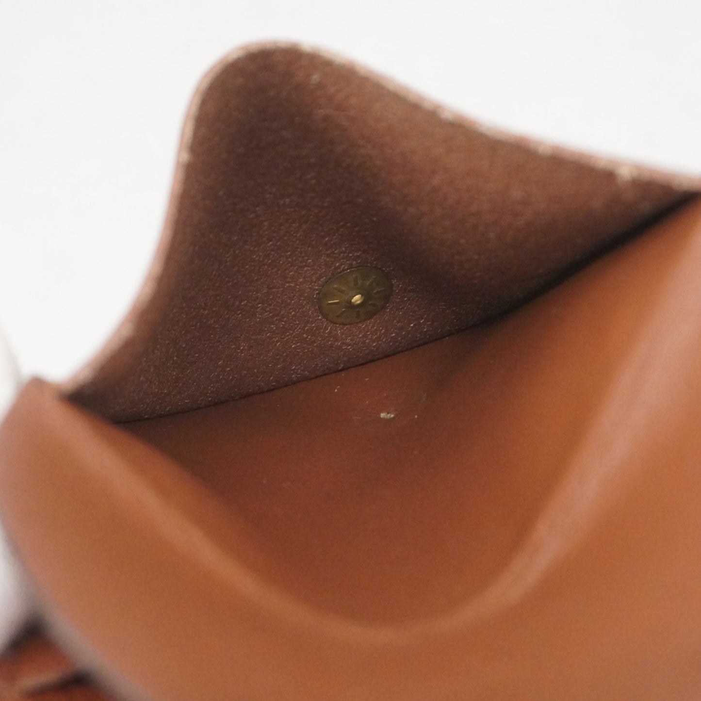 Louis Vuitton Monogram Porte Monnaie Wallet/Coin Case M61970 Brown