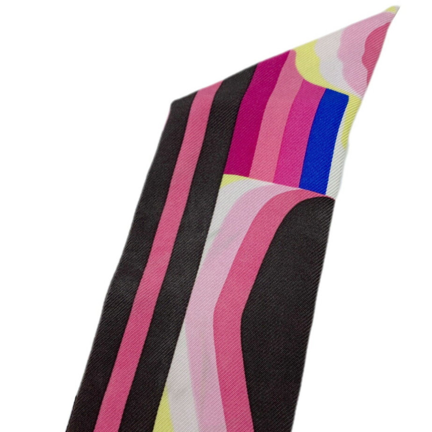 Hermes Twilly Scarf Brides Gala Silk Pink Brown Blue Collar Bag Accessory