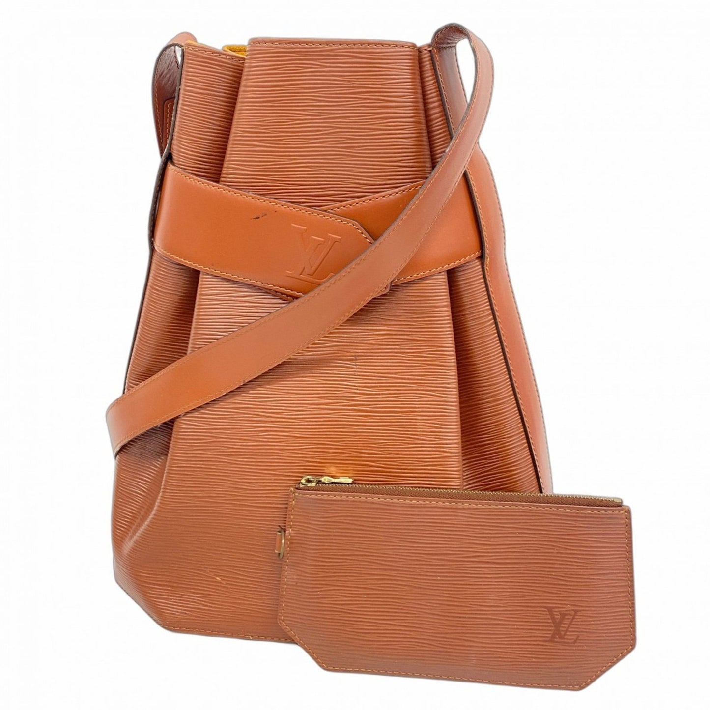 Louis Vuitton Epi Sac De Paul Gm Shoulder Bag M80193 Kenya Brown