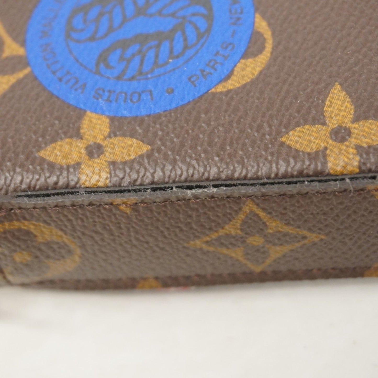 Louis Vuitton Monogram Pochette Felice Shoulder Wallet M62145 Brown