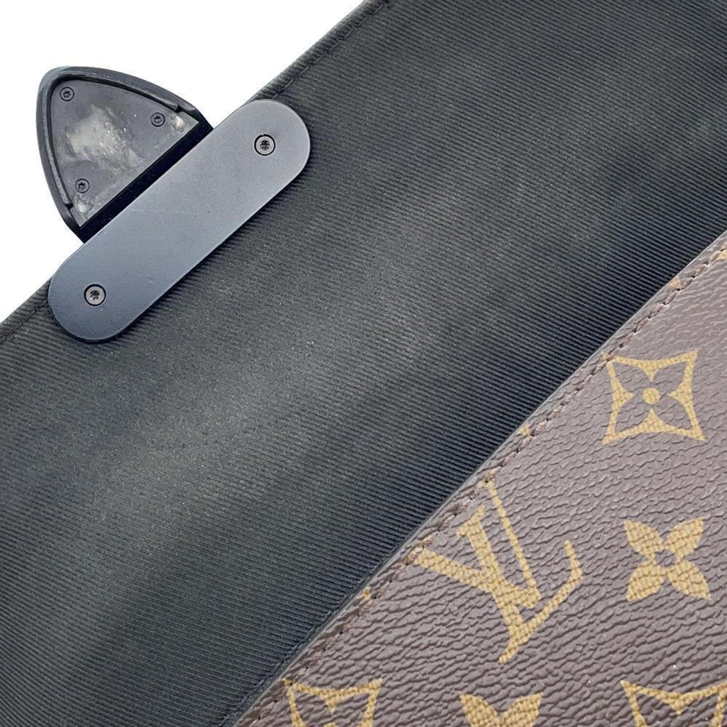 Louis Vuitton Shoulder Bag Monogram Macassar S Lock M45863 Louis Vuitton