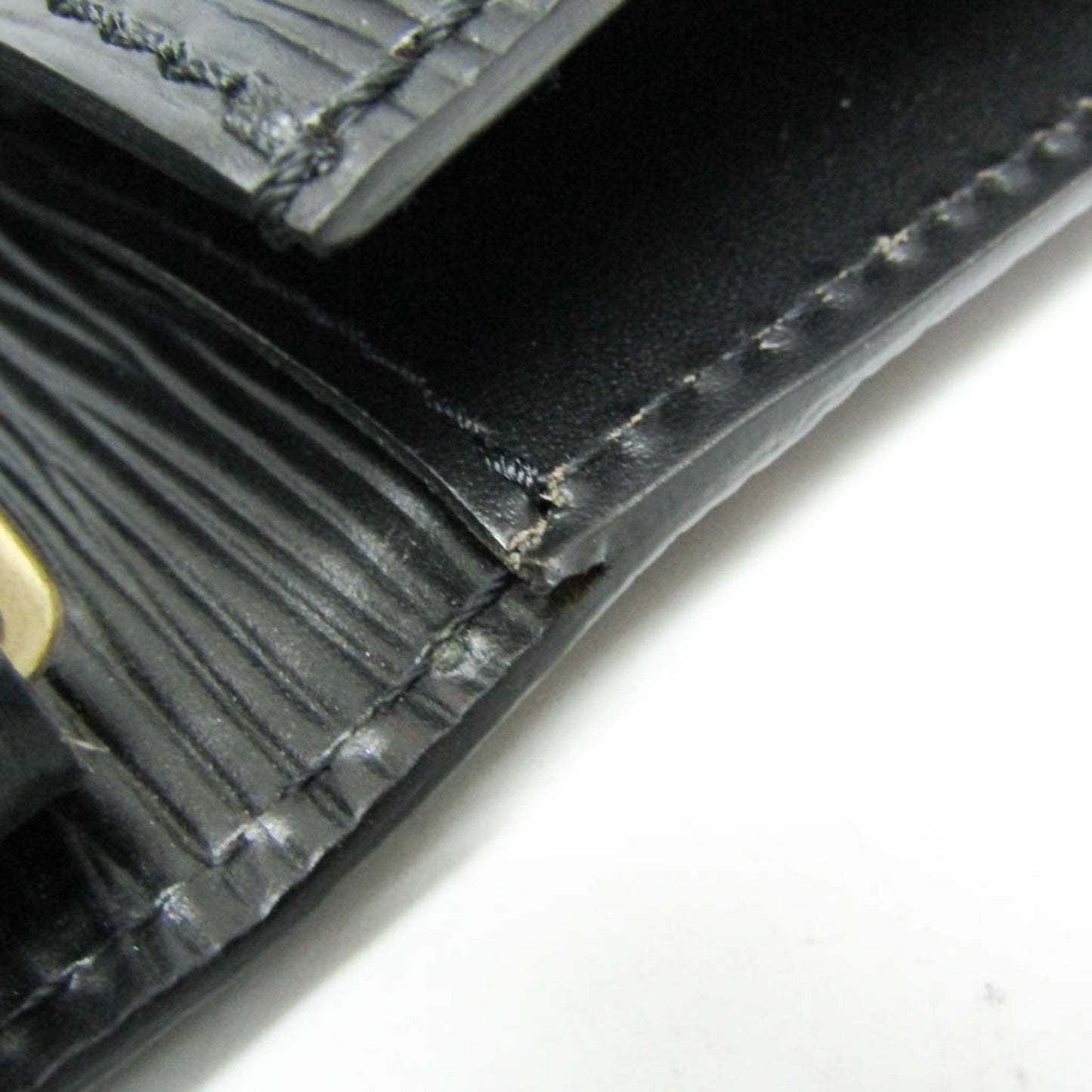 Louis Vuitton Epi Pochette Sellier Dragonne M52612 Clutch Bag Noir
