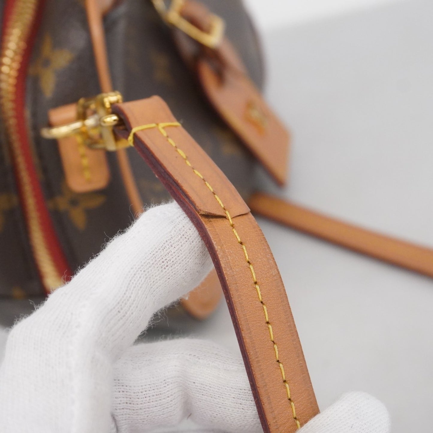 Louis Vuitton Monogram Deauville Mini Shoulder Bag M45528 Brown