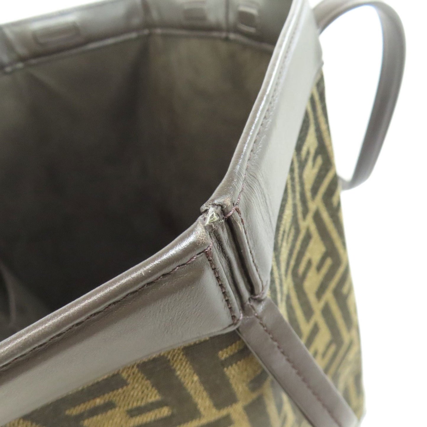 Fendi Origami Medium Zucca Print Canvas Tote Bag