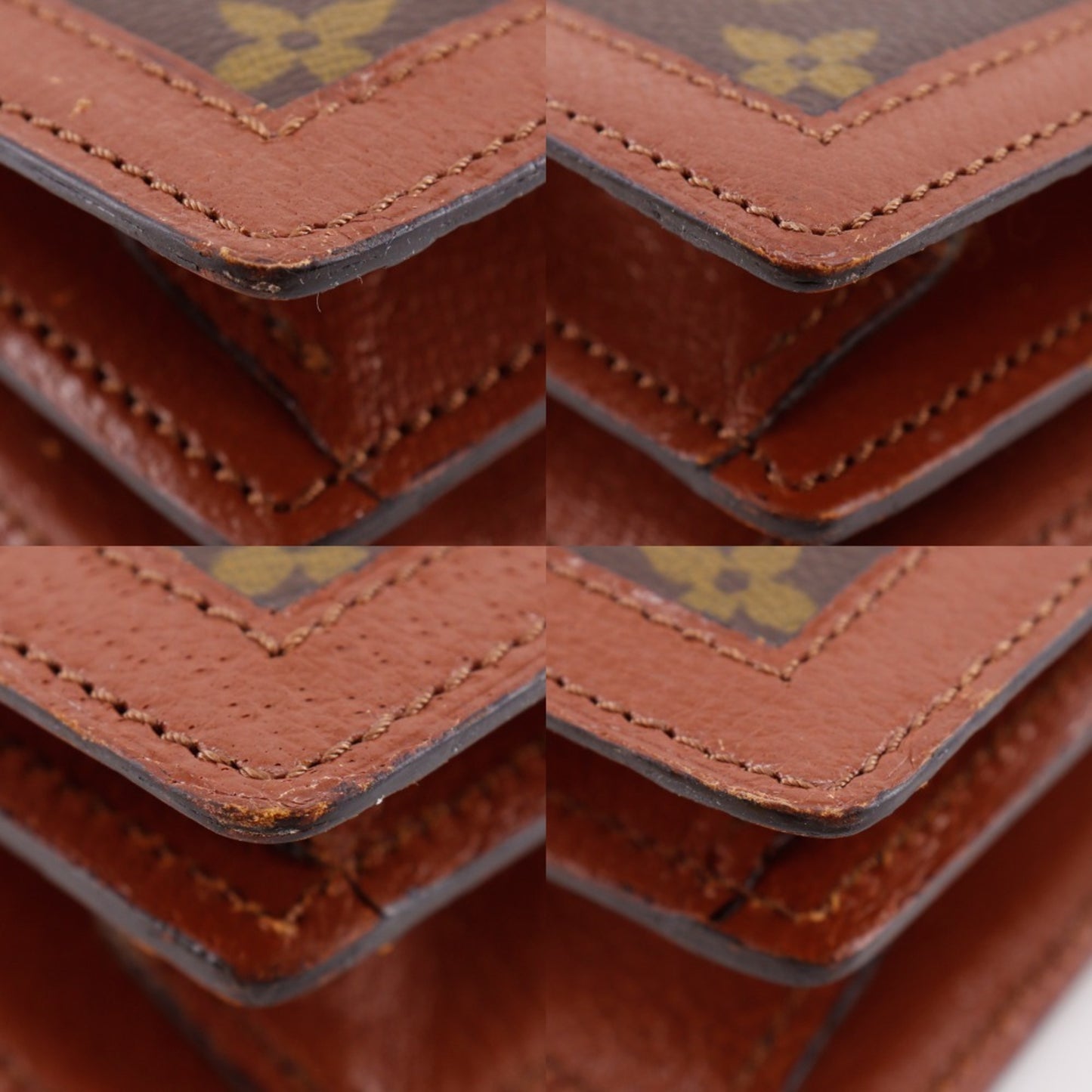 Louis Vuitton Sac Dauphine Shoulder Bag M51410 Monogram Canvas Brown A5 Flap
