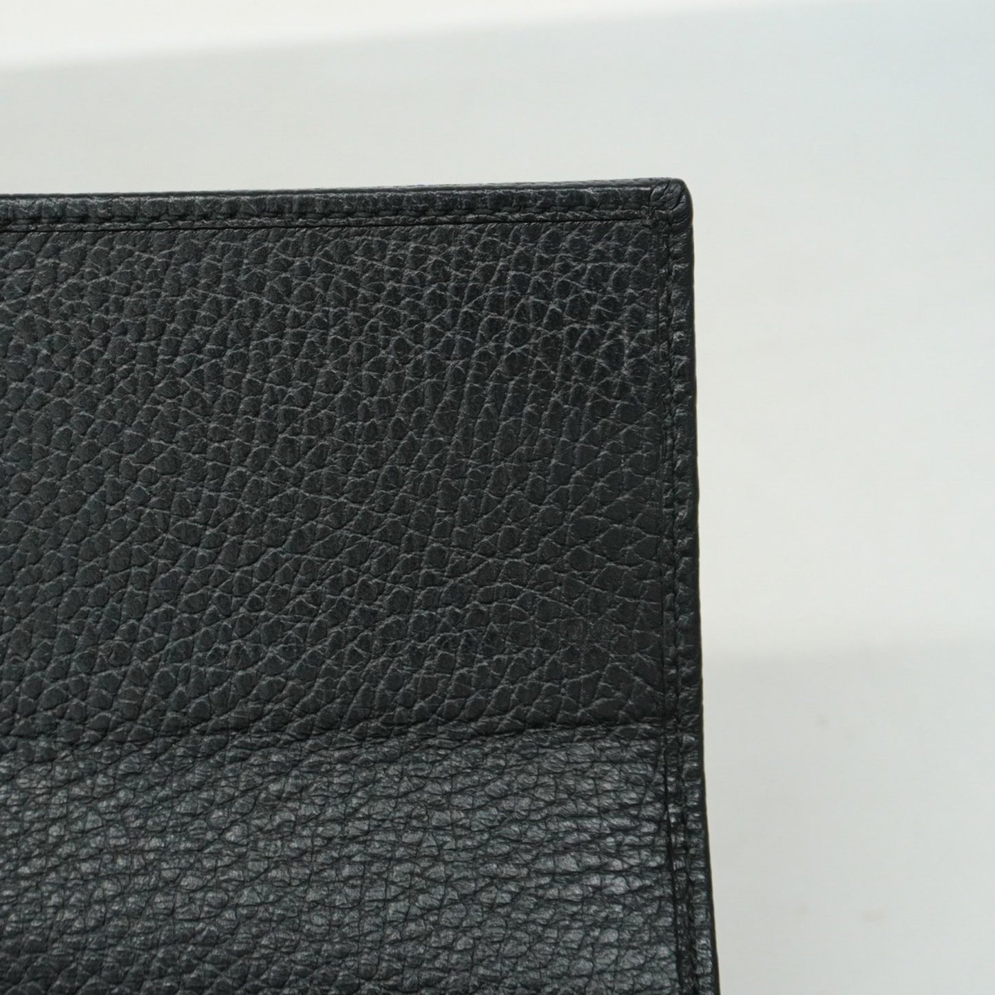 Gucci Gg Marmont Long Wallet 456116 Leather Black