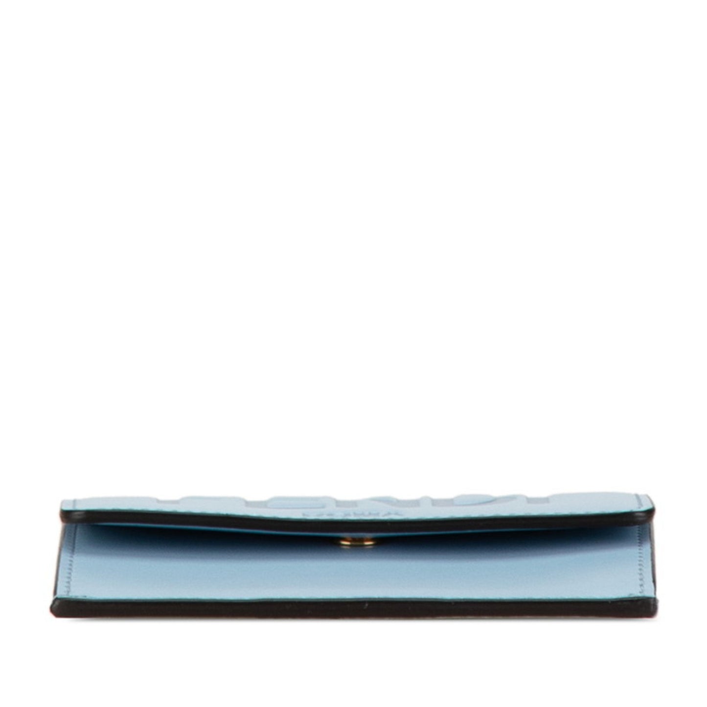 Fendi Roma Card Case Business Holder 8M0423 Light Blue Leather