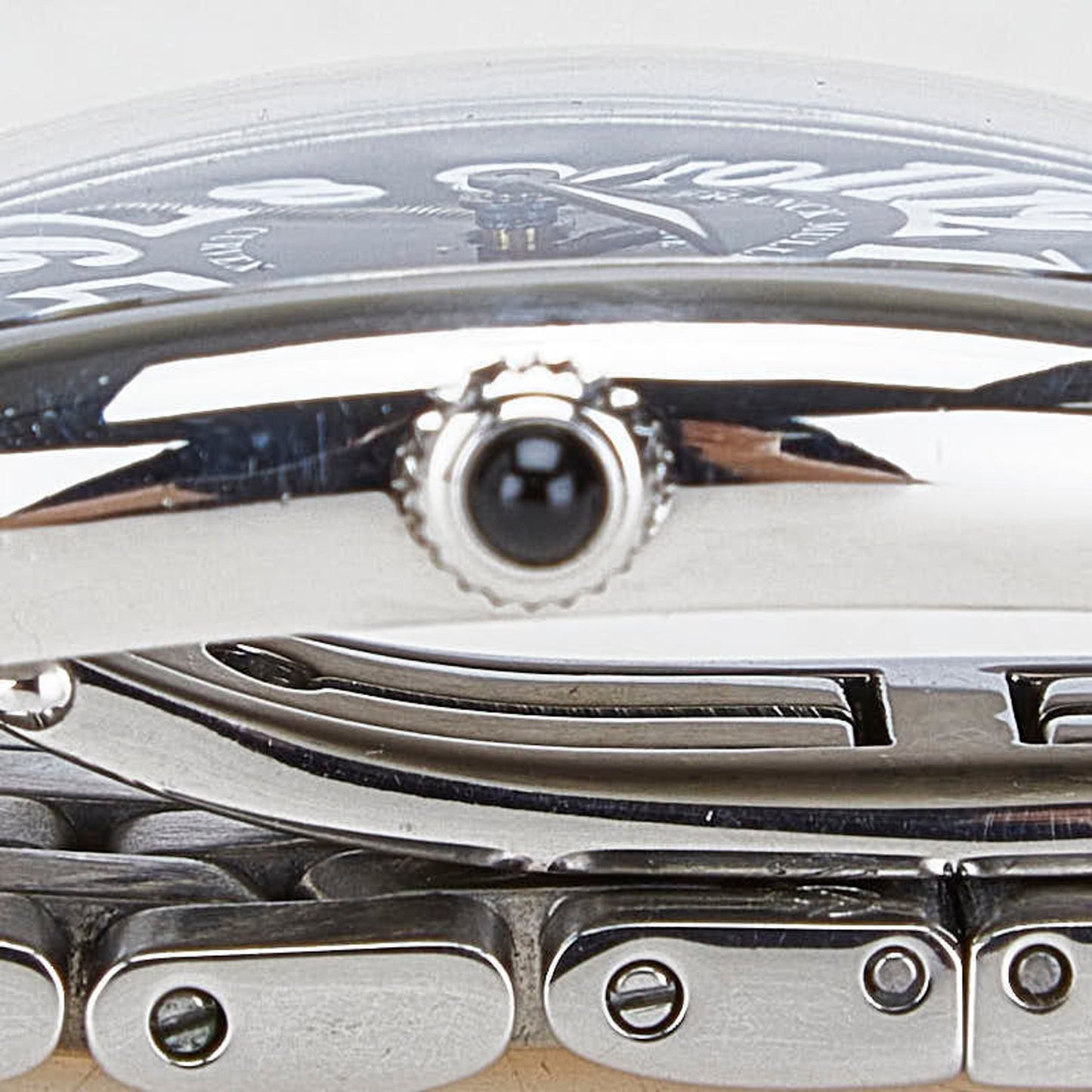 Franck Muller Tonneau Curvex Watch 1752B Quartz Black Dial Stainless Steel