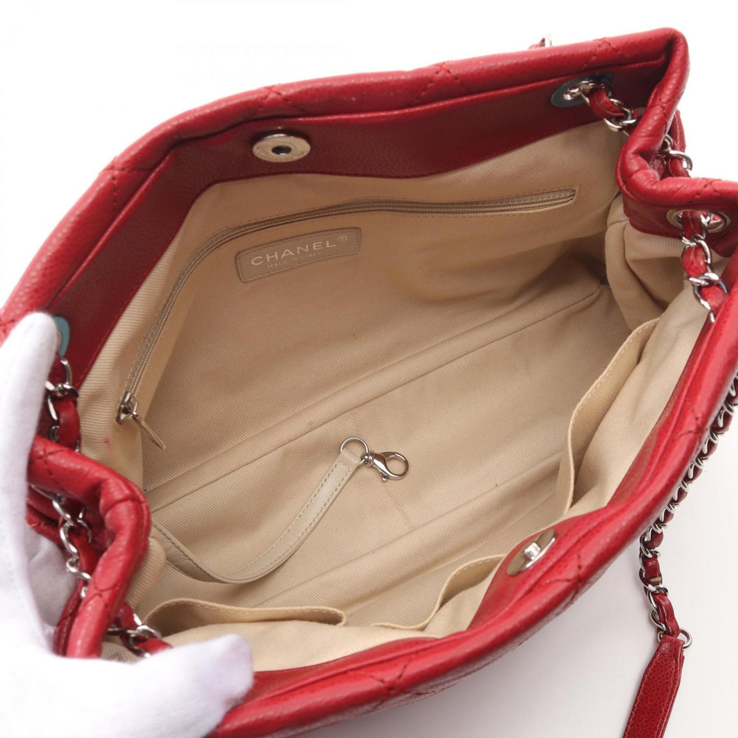 Chanel Matelasse Tote Bag Calfskin (Cowhide)