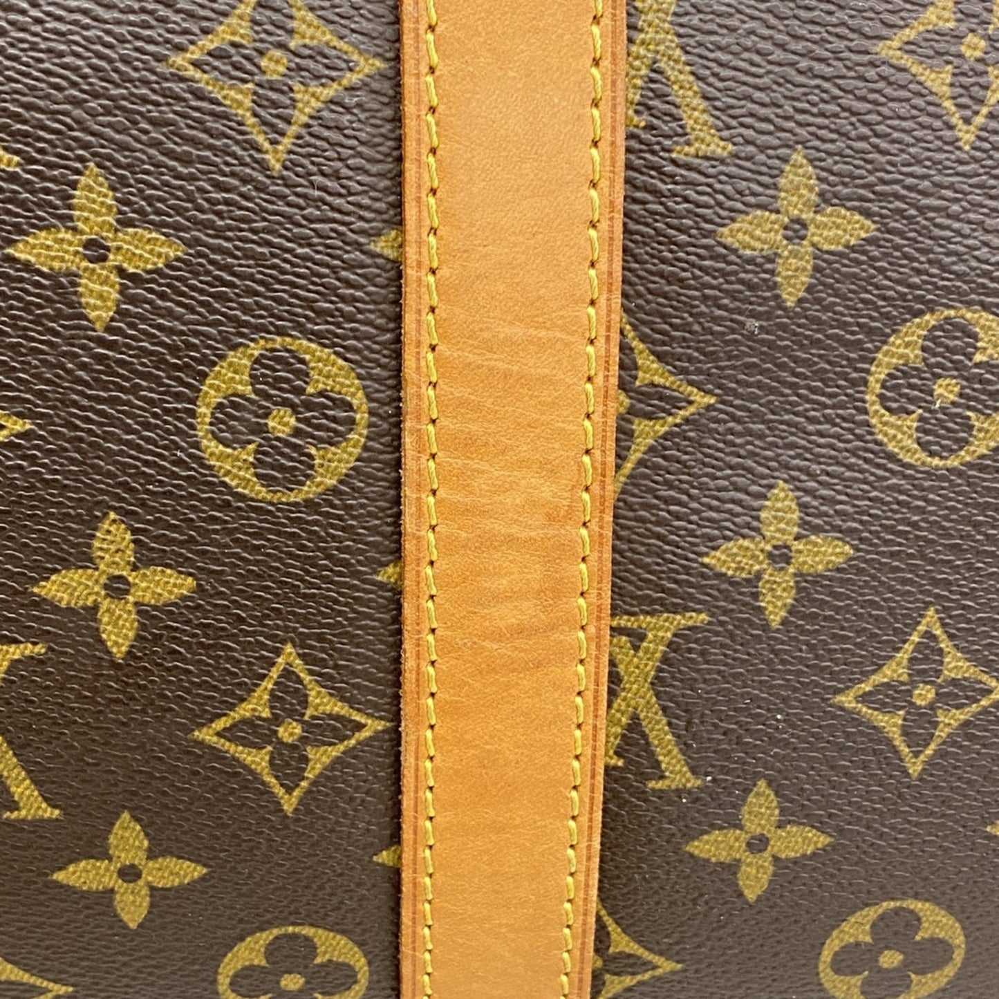 Louis Vuitton Monogram Keepall 55 Boston Bag M41424 Brown