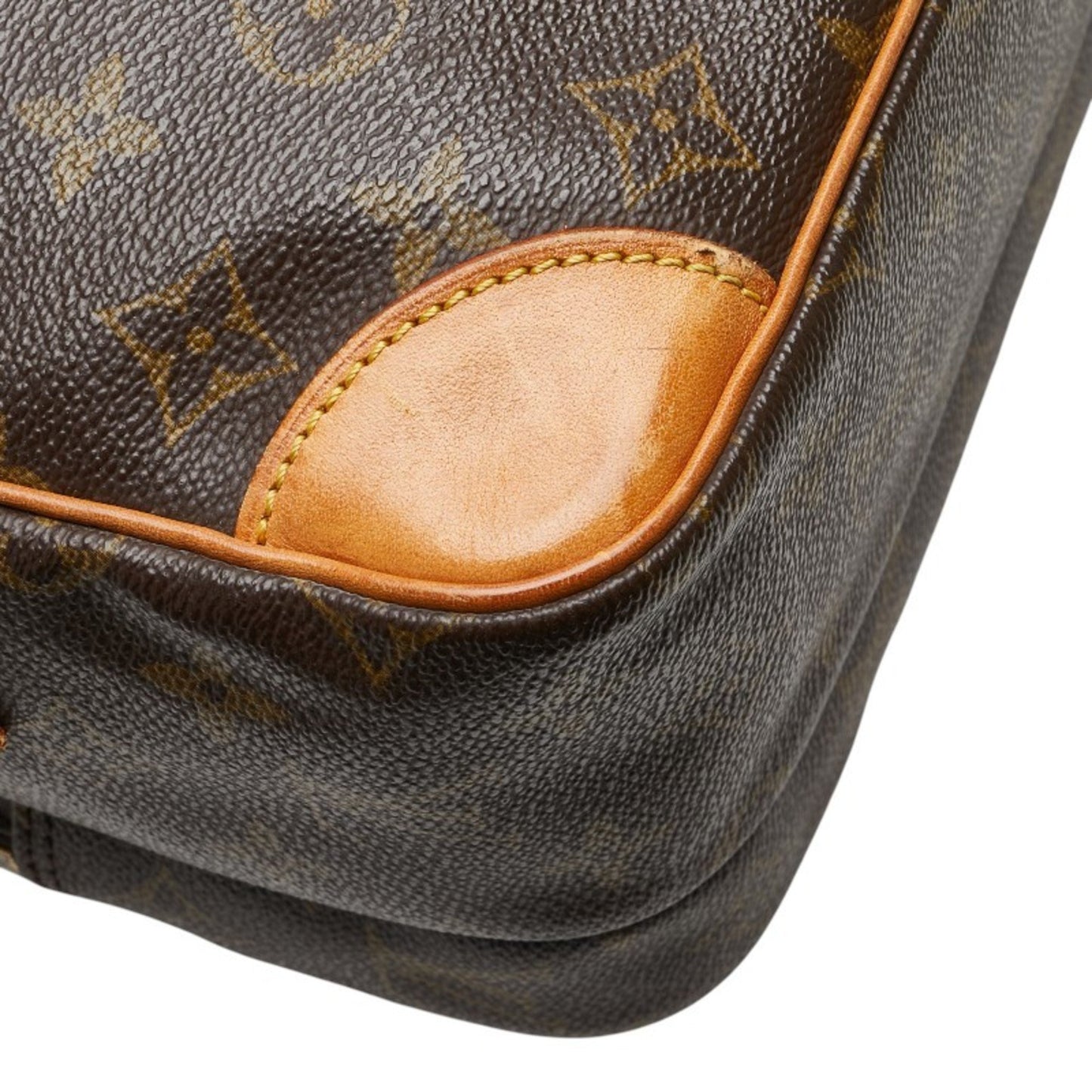 Louis Vuitton Monogram Nile Shoulder Bag M45244 Brown Pvc Leather