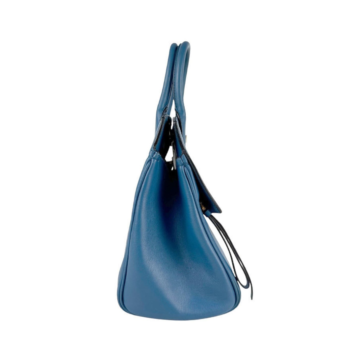 Salvatore Ferragamo Handbag/Shoulder Bag In Gancini Leather Blue And Gold
