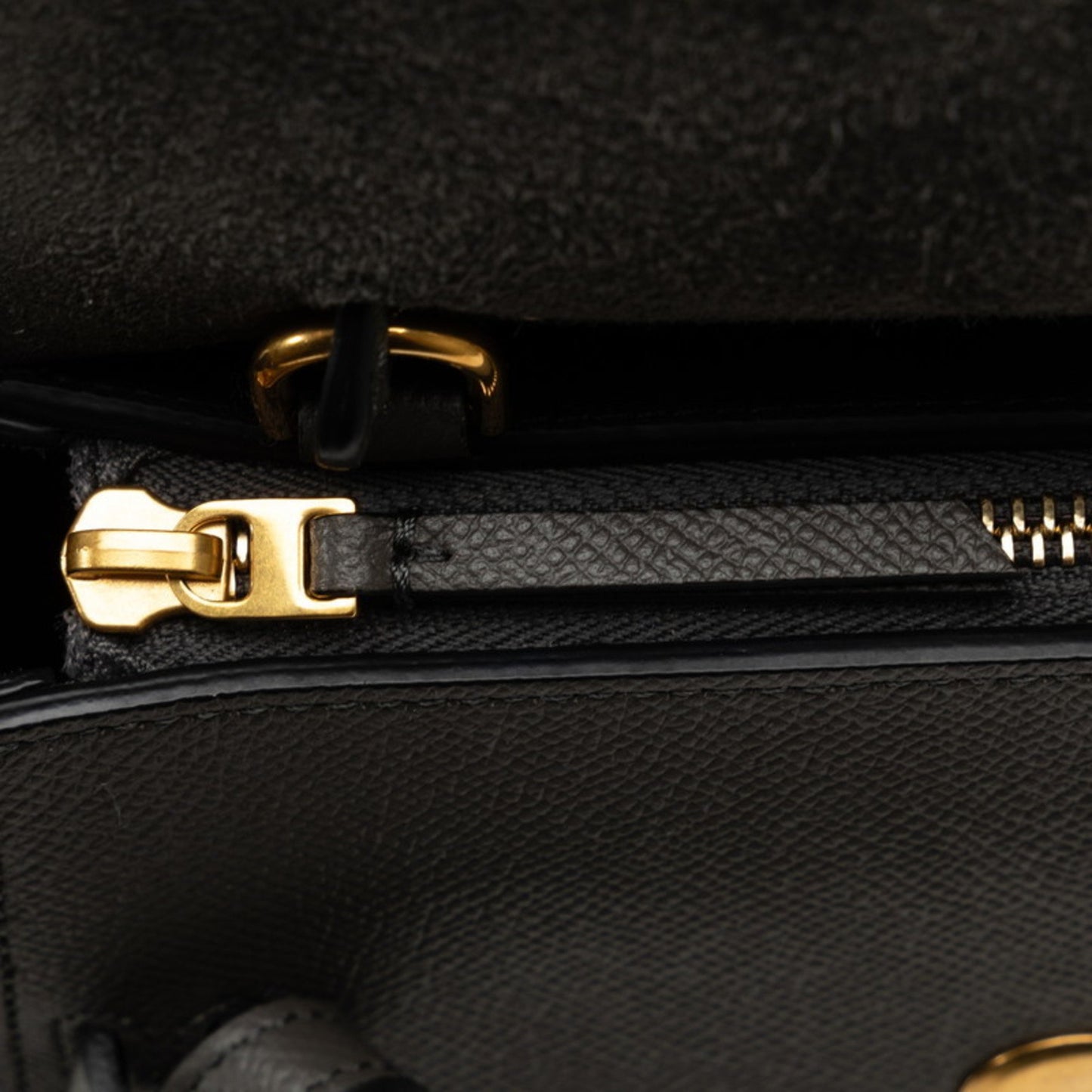Celine Nano Belt Bag Handbag Shoulder S-Ai-1282 Grey Leather