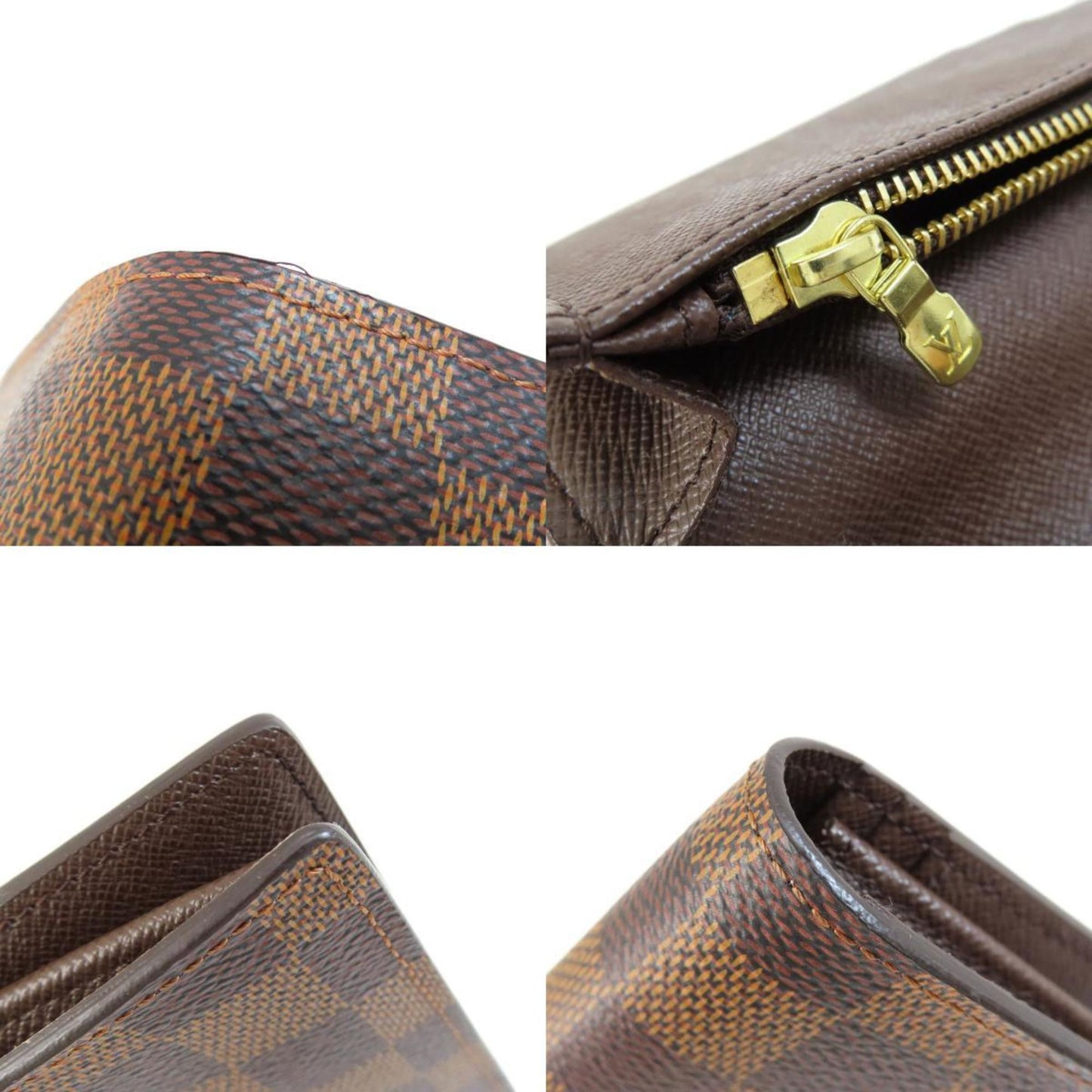 Louis Vuitton N60017 Portefeuille Brazza Old Long Wallet Damier Canvas