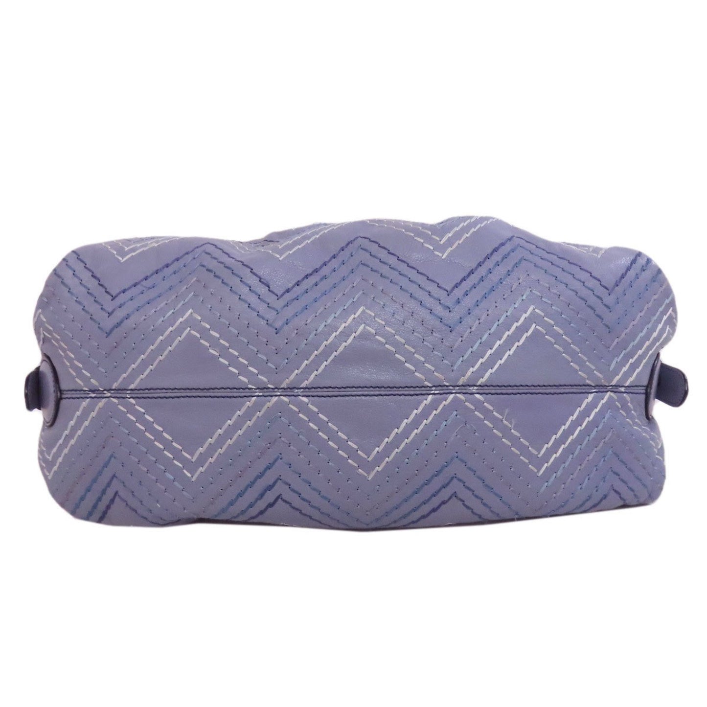 Fendi Stitched Shoulder Bag Leather