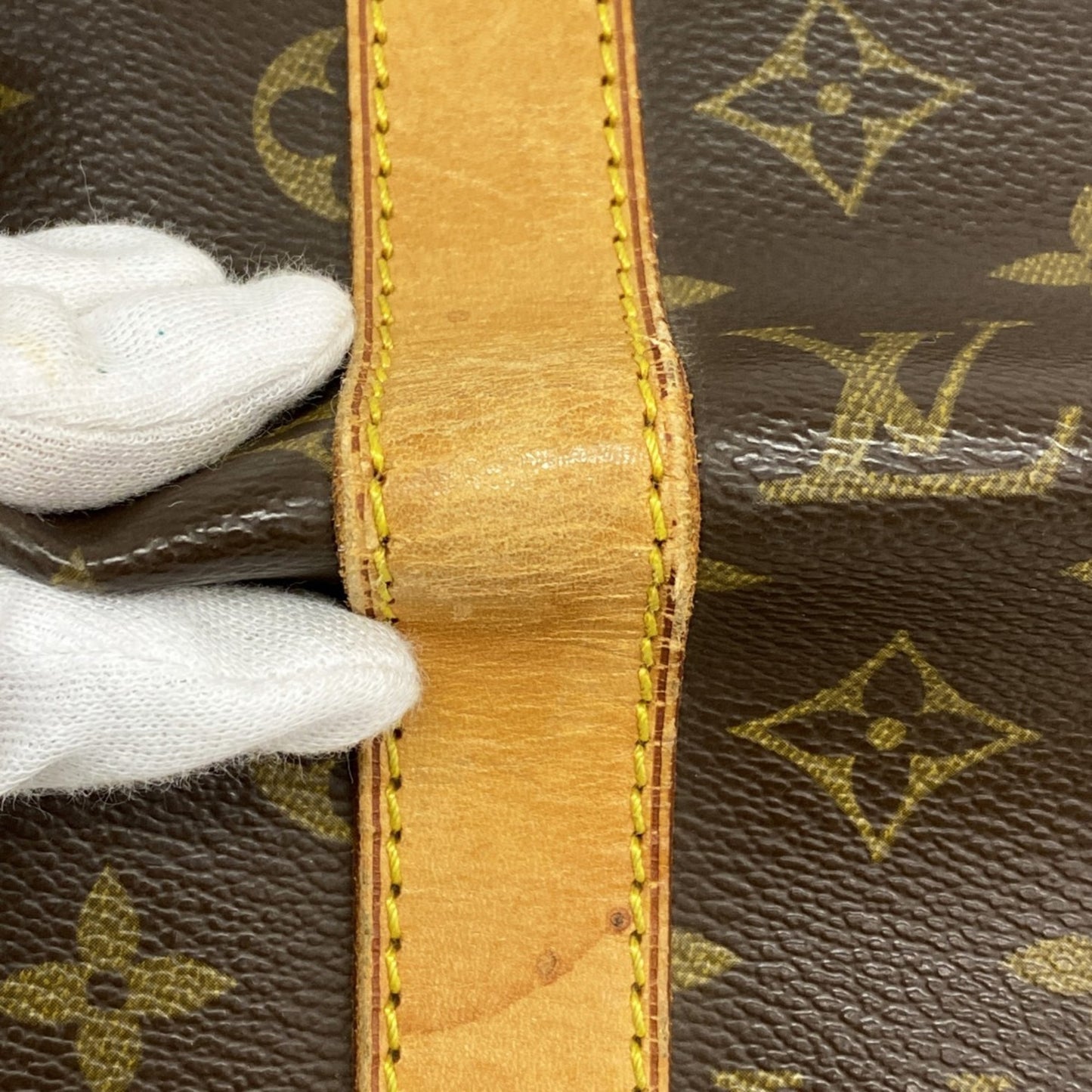 Louis Vuitton Monogram Keepall 50 Boston Bag M41426 Brown