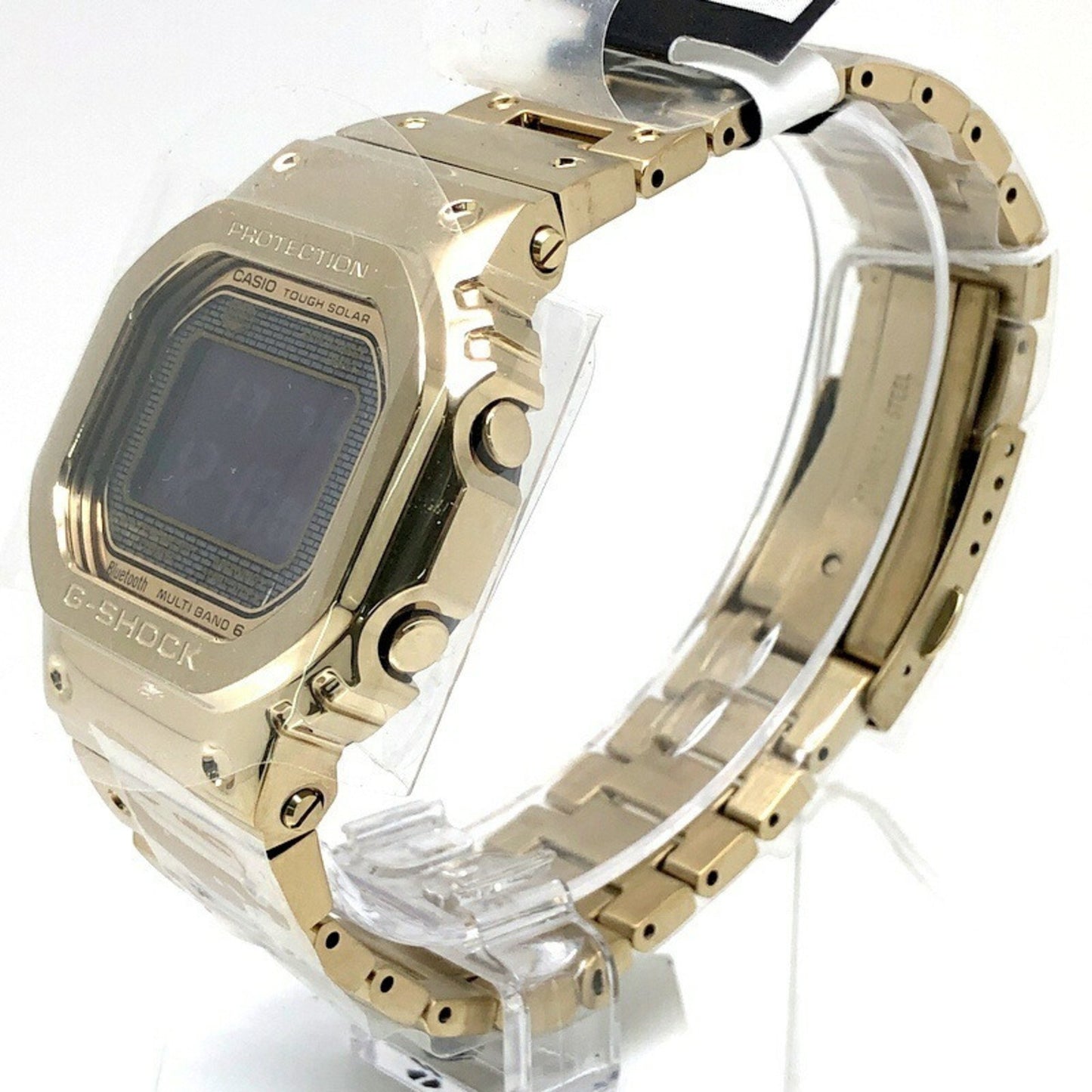 G-Shock Casio Watch Gmw-B5000Gd-9 Full Metal Gold Radio Solar Bluetooth Mobile Link Led Backlight