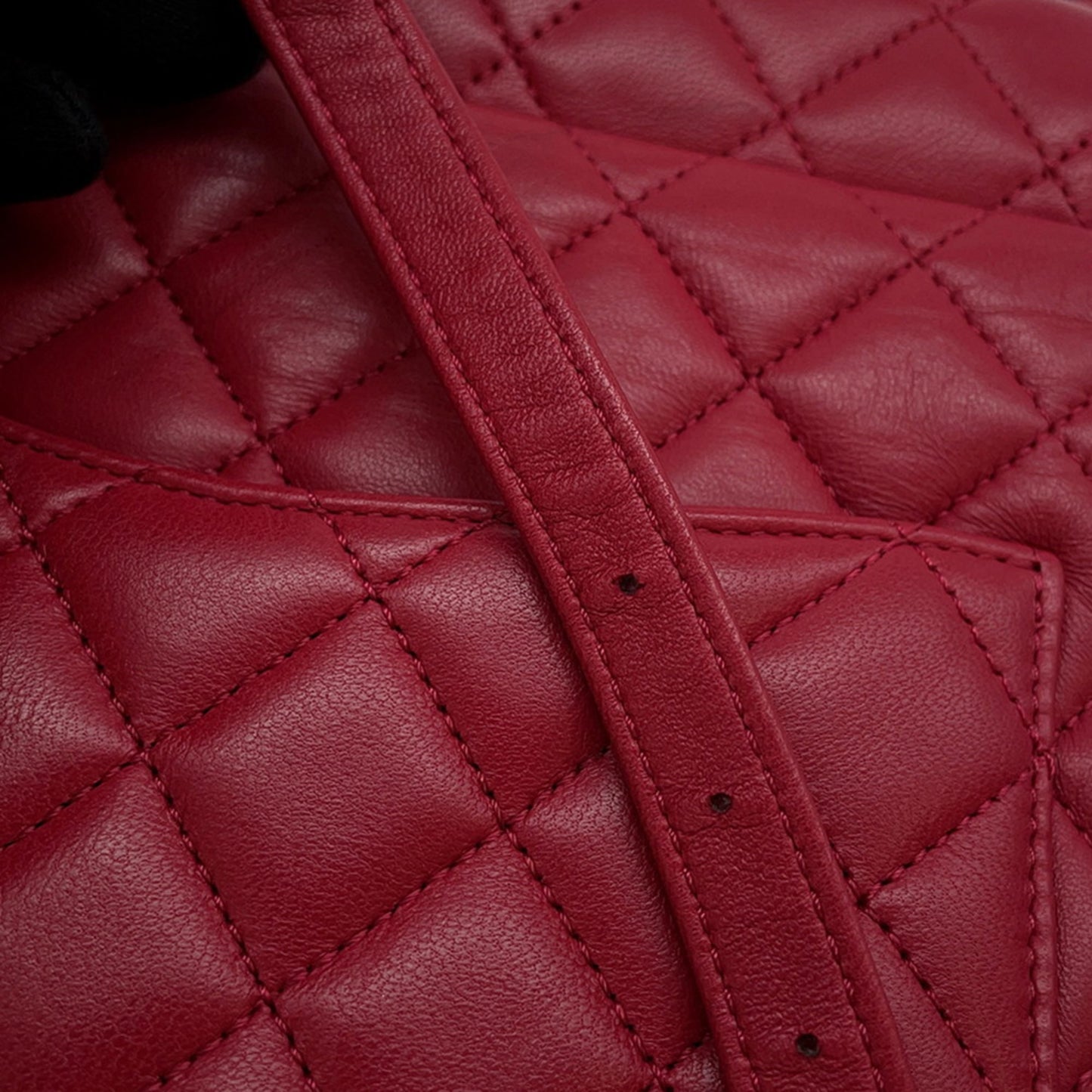 Chanel Backpack Matelasse Coco Mark Chain Lambskin A91121