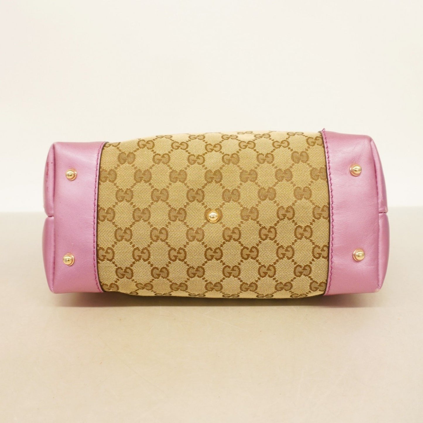 Gucci Gg Canvas Bamboo Tote Bag 269957
