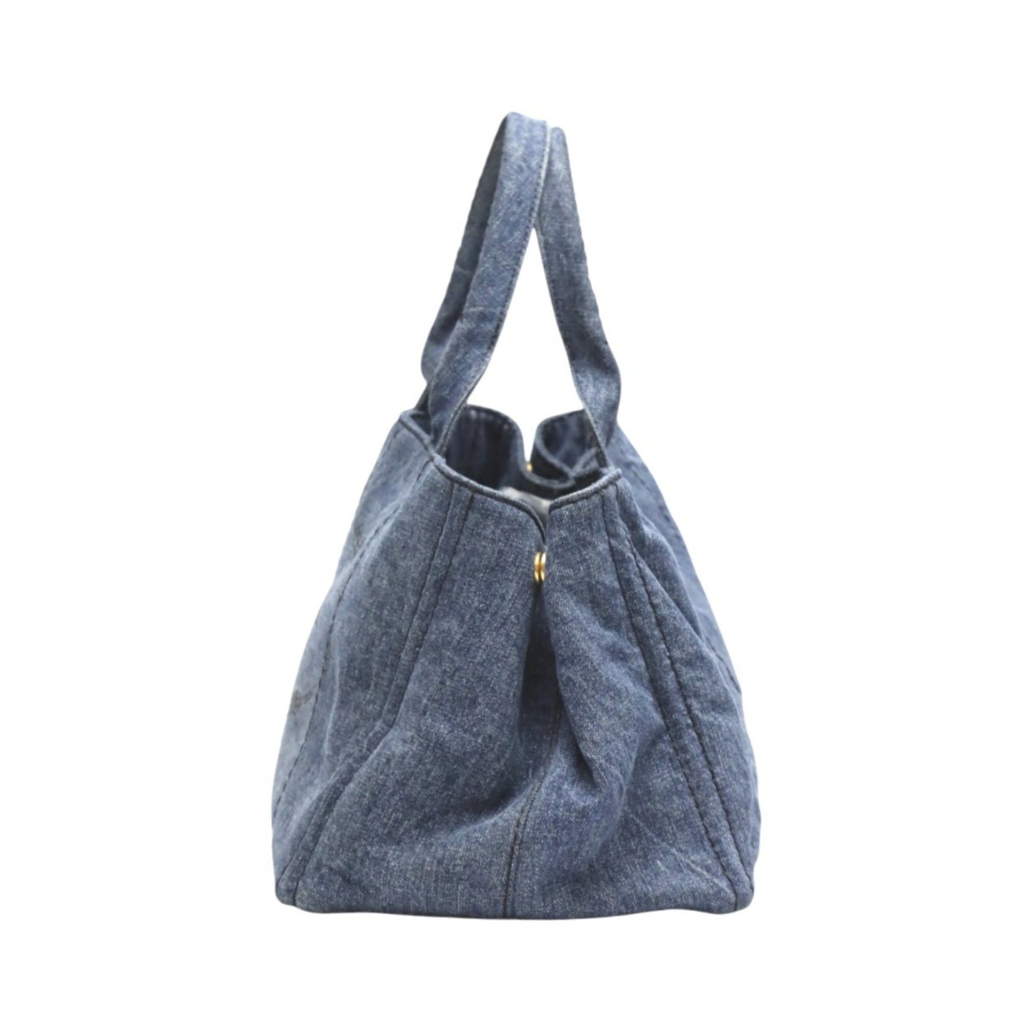 Prada Tote Bag Canapa Denim 1Bg439 Blue