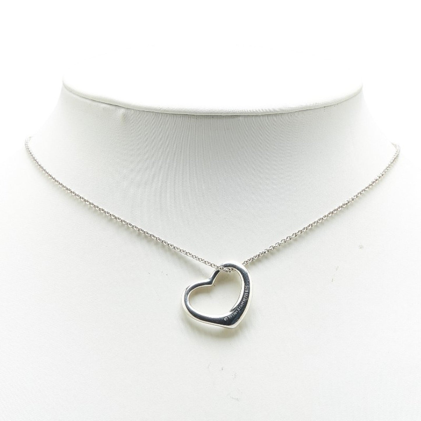 Tiffany Peretti Heart Necklace Sv925 Silver