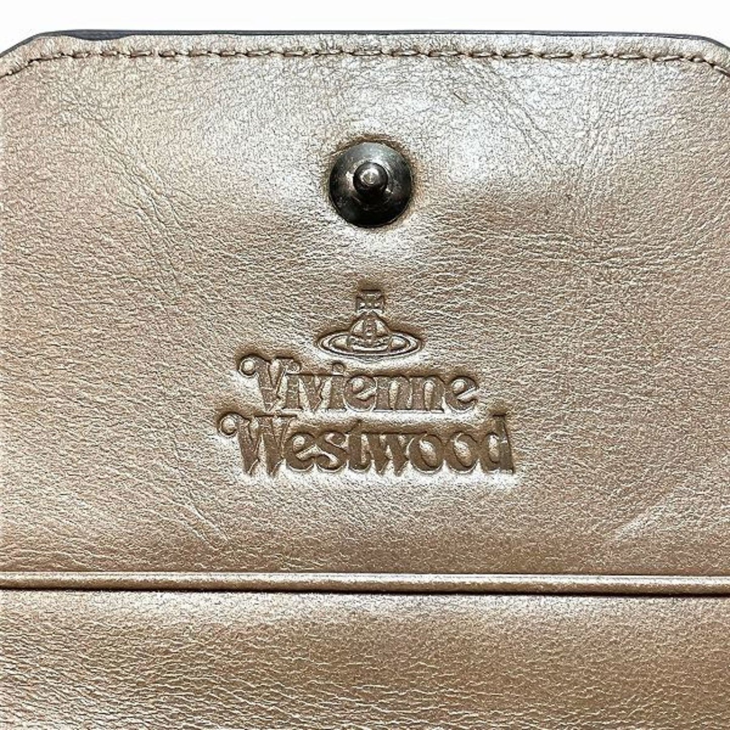Vivienne Westwood Perforated Leather Long Wallet Bifold