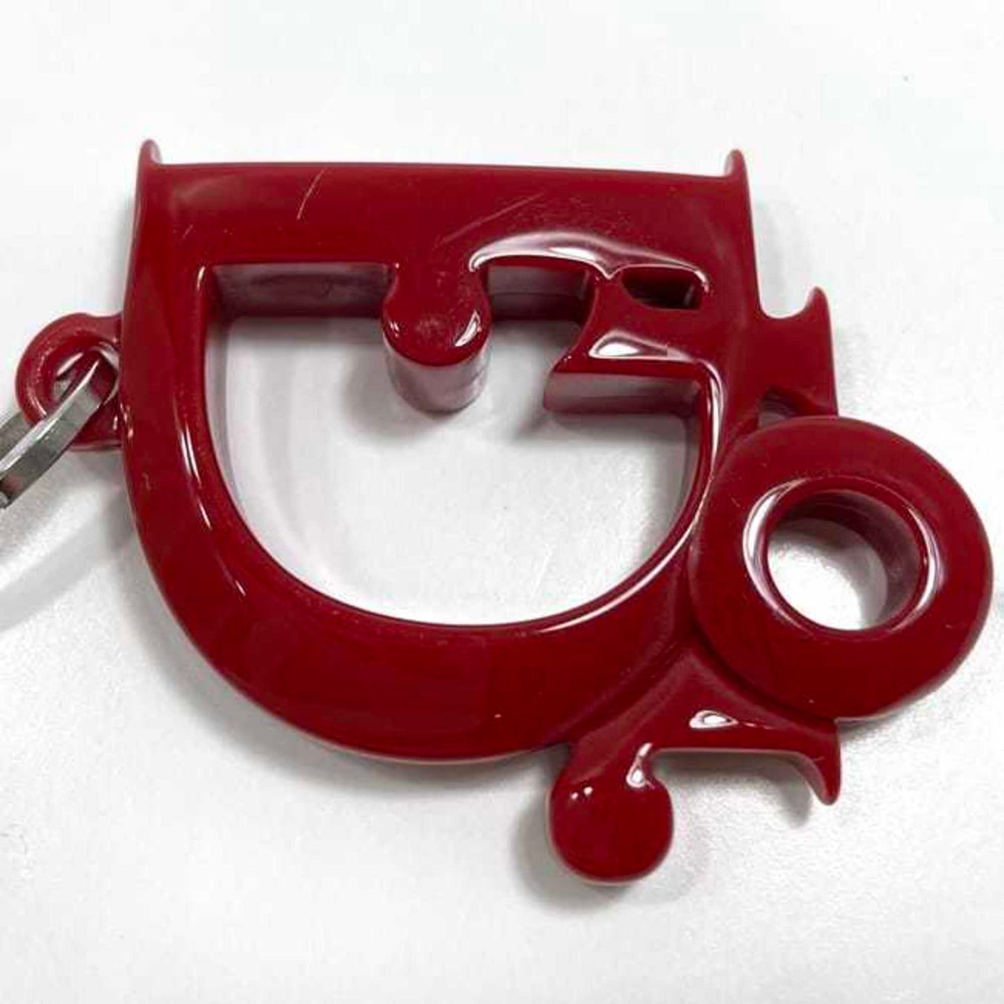 Christian Dior Key Ring Ec-23595 In Red