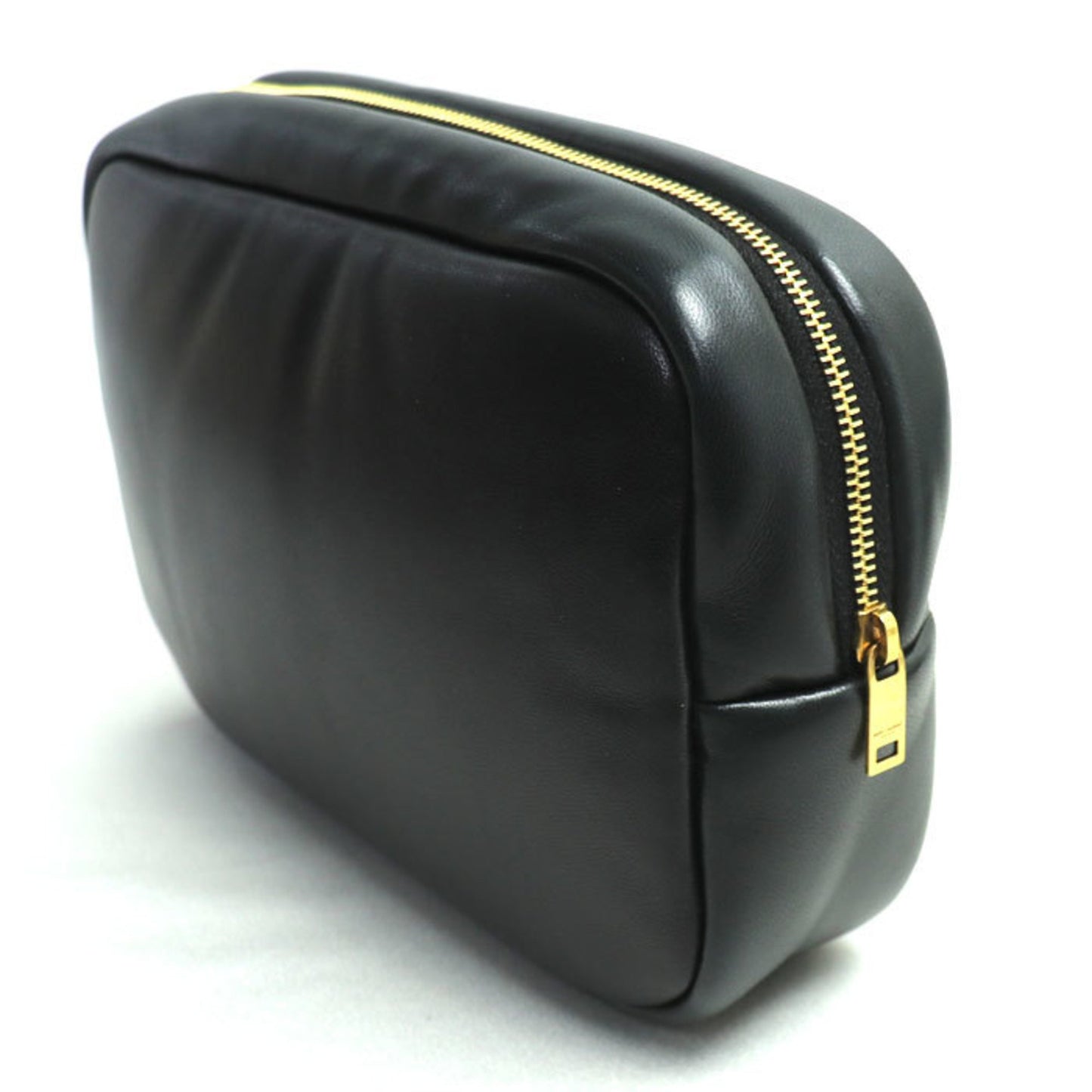 Yves Saint Laurent Saint Laurent Paris Saint Laurent Paris Cassandra Pouch Clutch Bag Black