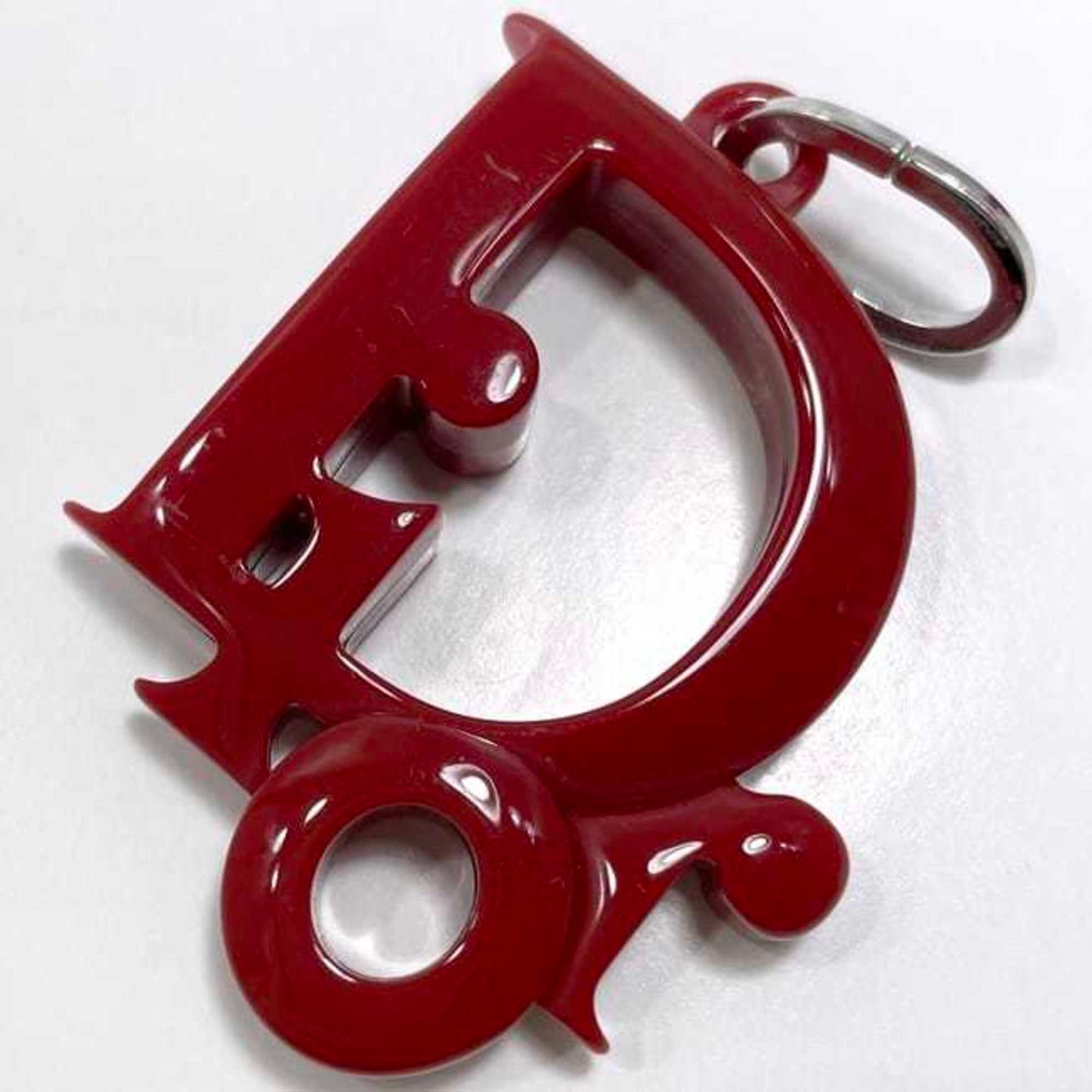 Christian Dior Key Ring Ec-23595 In Red