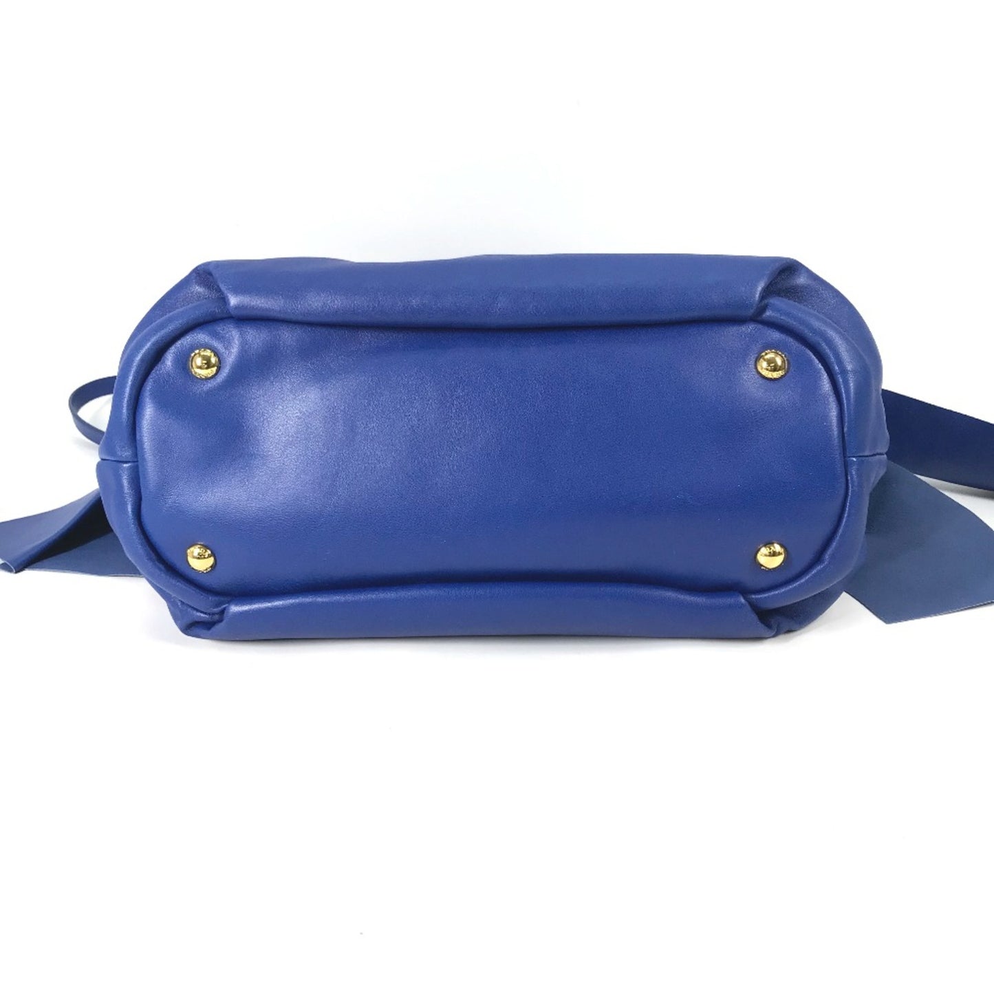 Prada Logo Crossbody 2Way Shoulder Bag Bag Tote Bag Hand Bag Blue