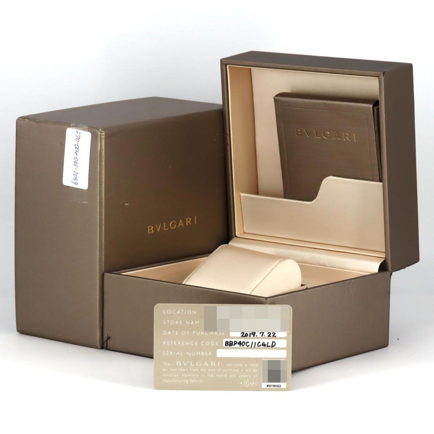 Bvlgari Carbon Gold Bb40Cl Bbp40C11Cgld Watch Automatic