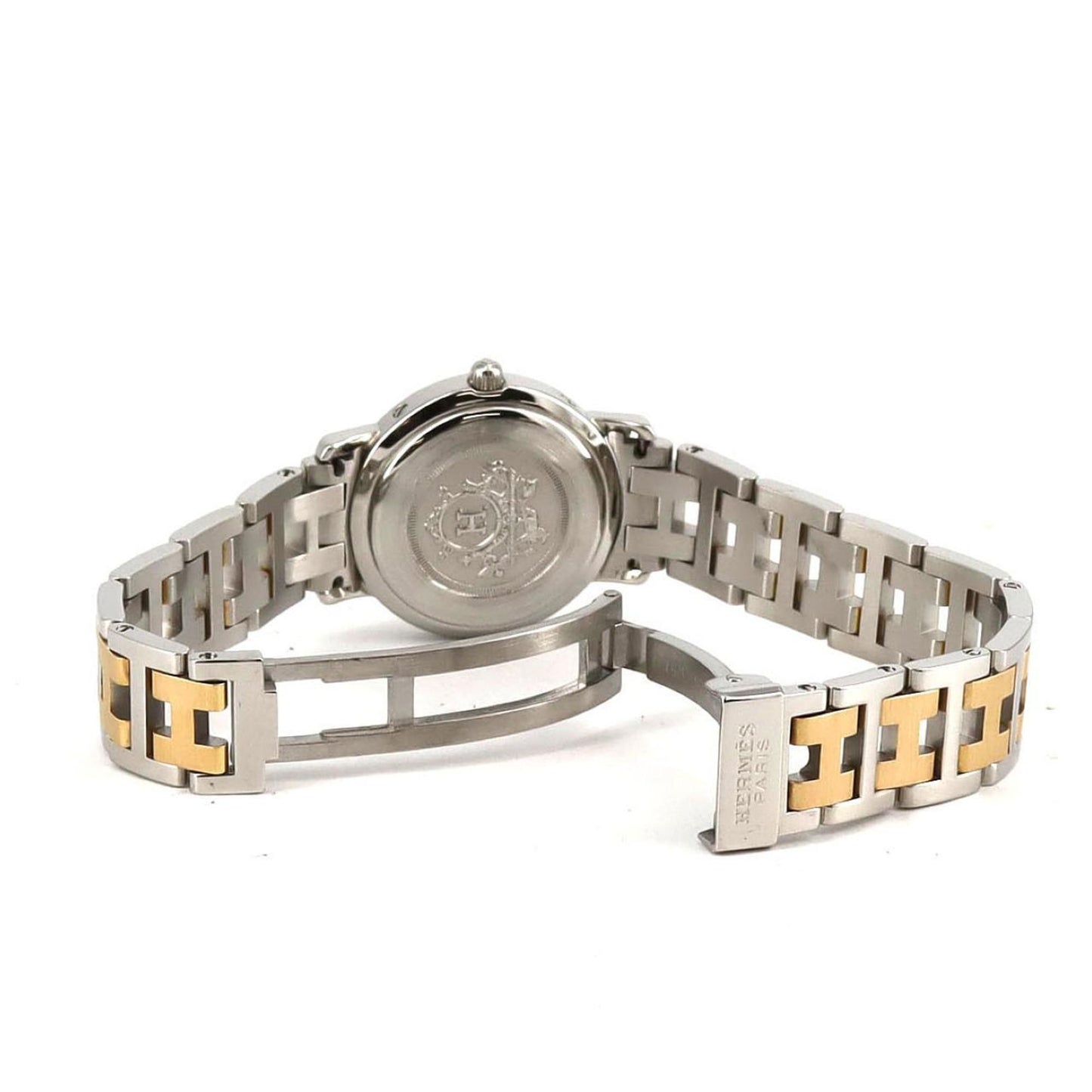 Hermes Clipper Combi Cl4.220 Ssxgp Quartz Watch